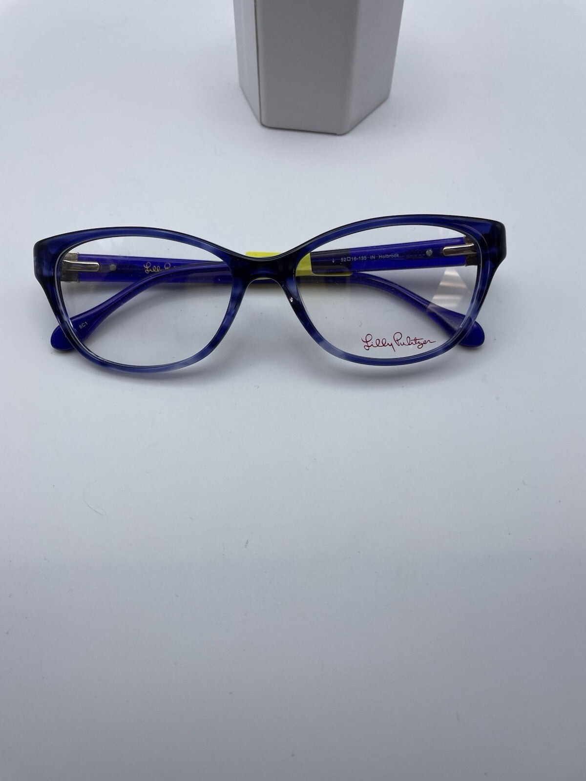Lily Pulitzer Brand Holbrook Model 52 Eye Indigo NEW