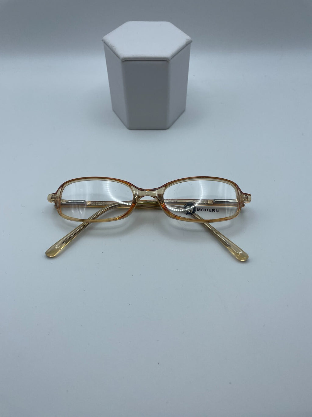 Modern Optical Brand Sporty Model 44 Eye Brown NEW