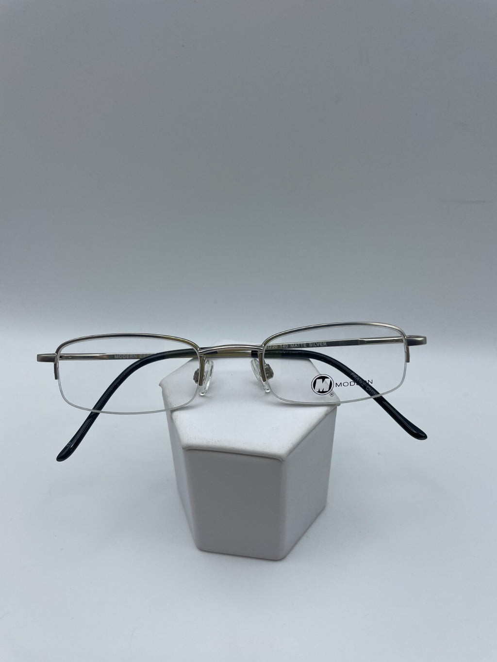 Modern Optical Brand Capricorn Model 49 Eye Silver NEW