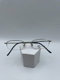 Modern Optical Brand Capricorn Model 49 Eye Silver NEW