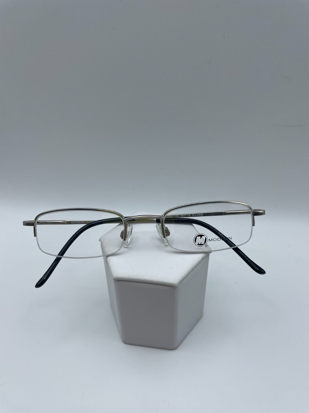 Modern Optical Brand Capricorn Model 49 Eye Silver NEW