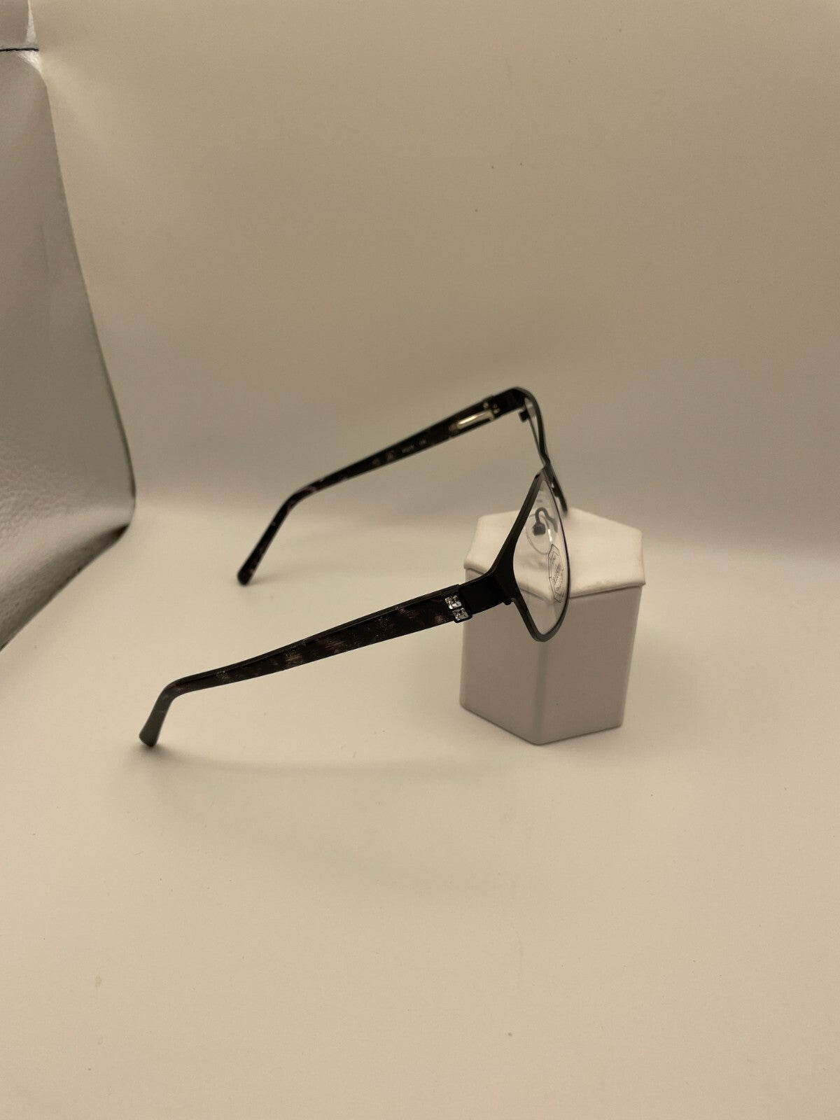Luxe Eyewear Brand 348 Model 53 Eye Black NEW