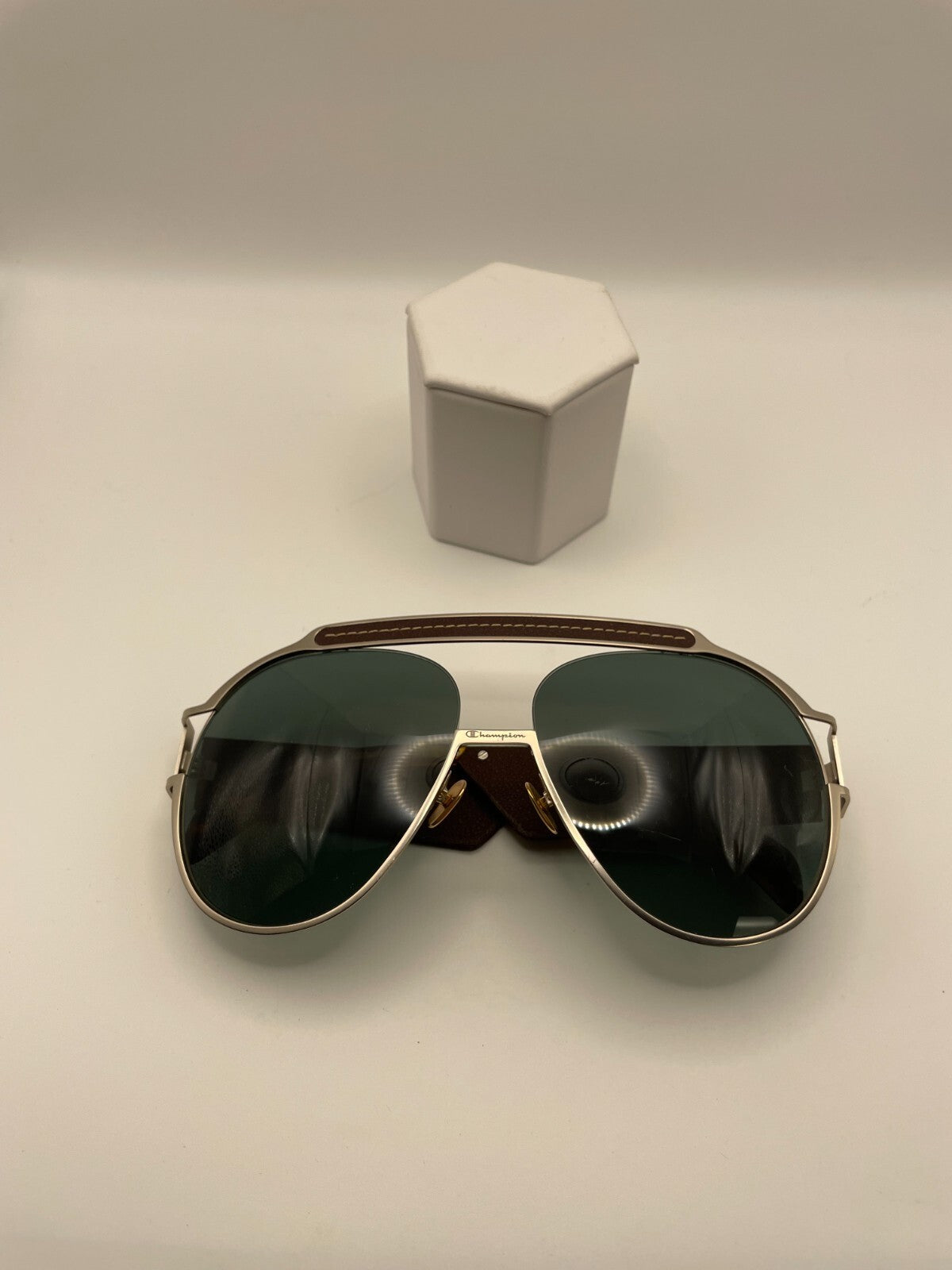 Champion Brand Varcity Model 61 Eye Brown Gold Tortoise NEW
