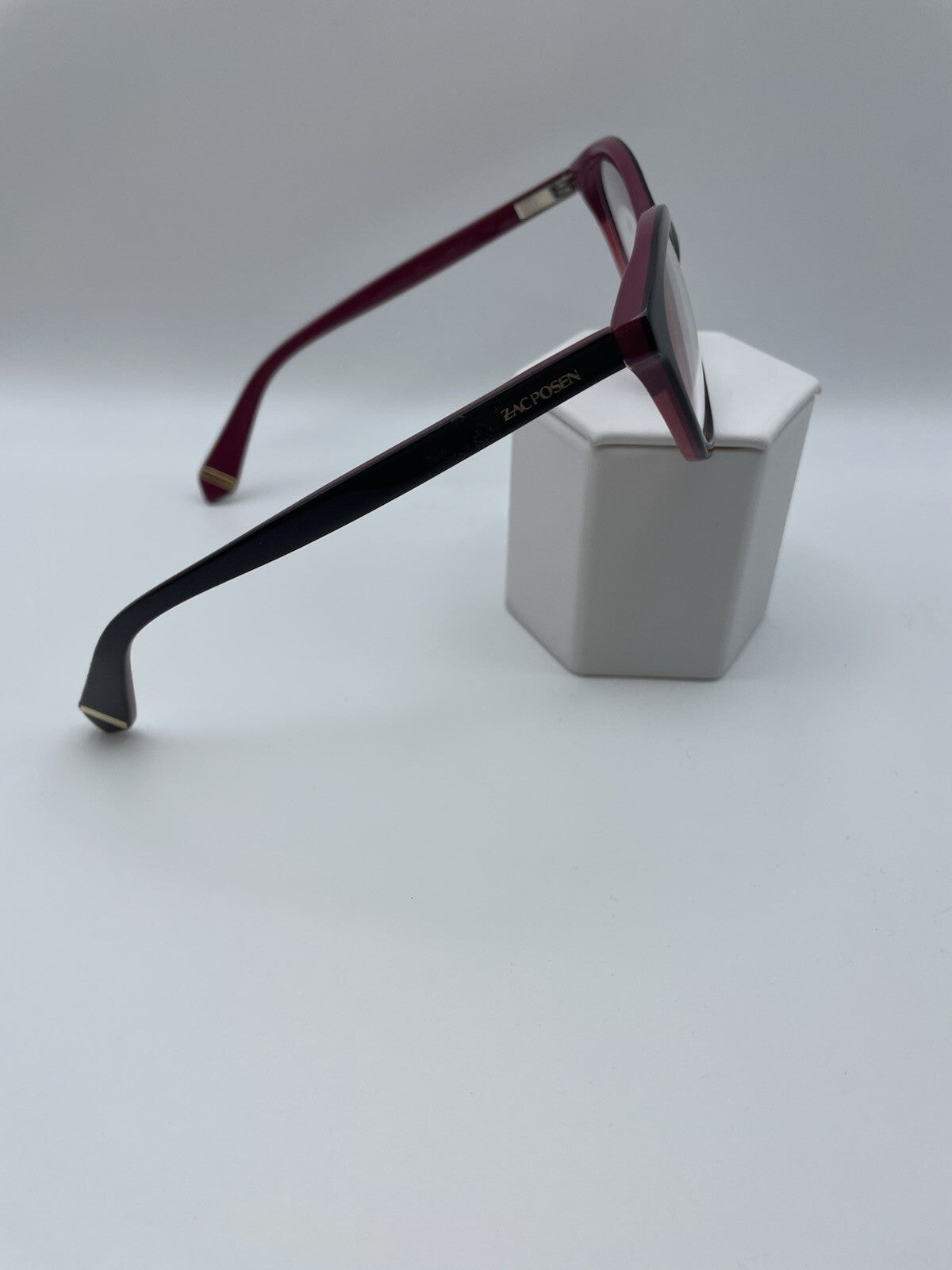 Zac Posen Brand Irene Model 50 Eye Burgundy NEW