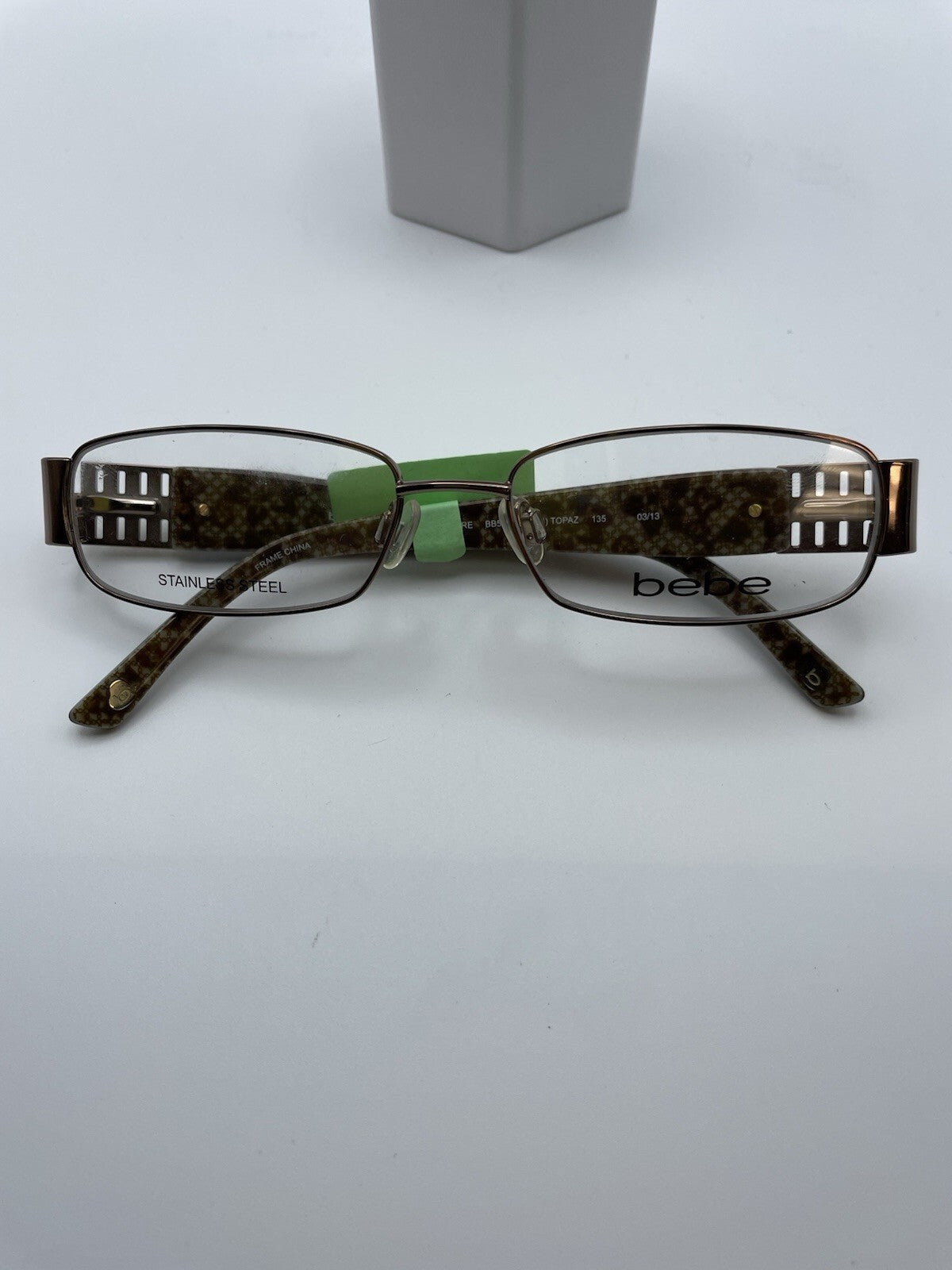 Bebe Brand BB5038 Model 52 Eye Topaz NEW