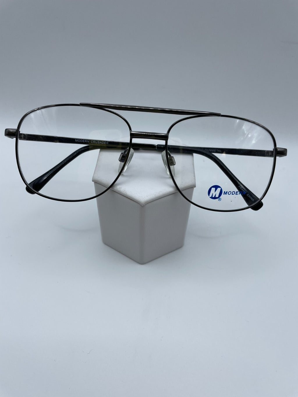 Modern Optical Brand Crusader Model 55 Eye Gunmetal NEW
