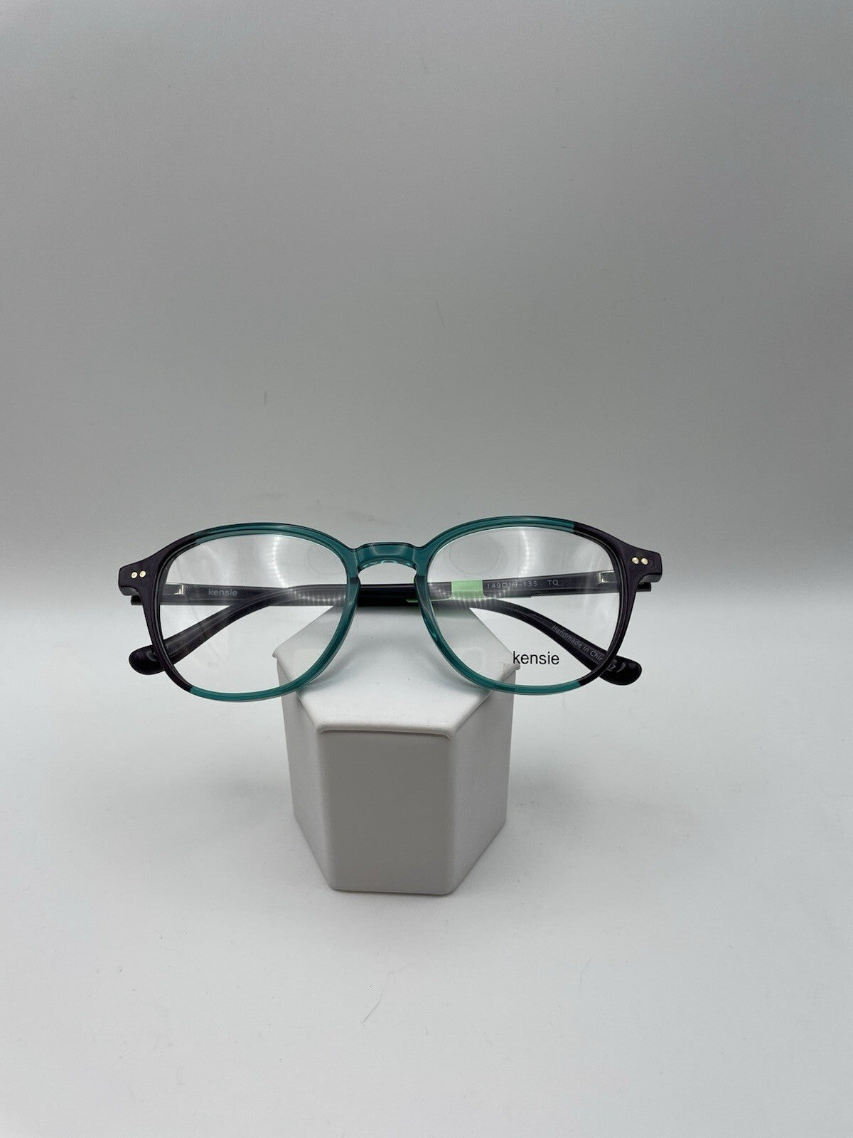 Kensie Brand Abstract Model 49 Eye Turquoise NEW