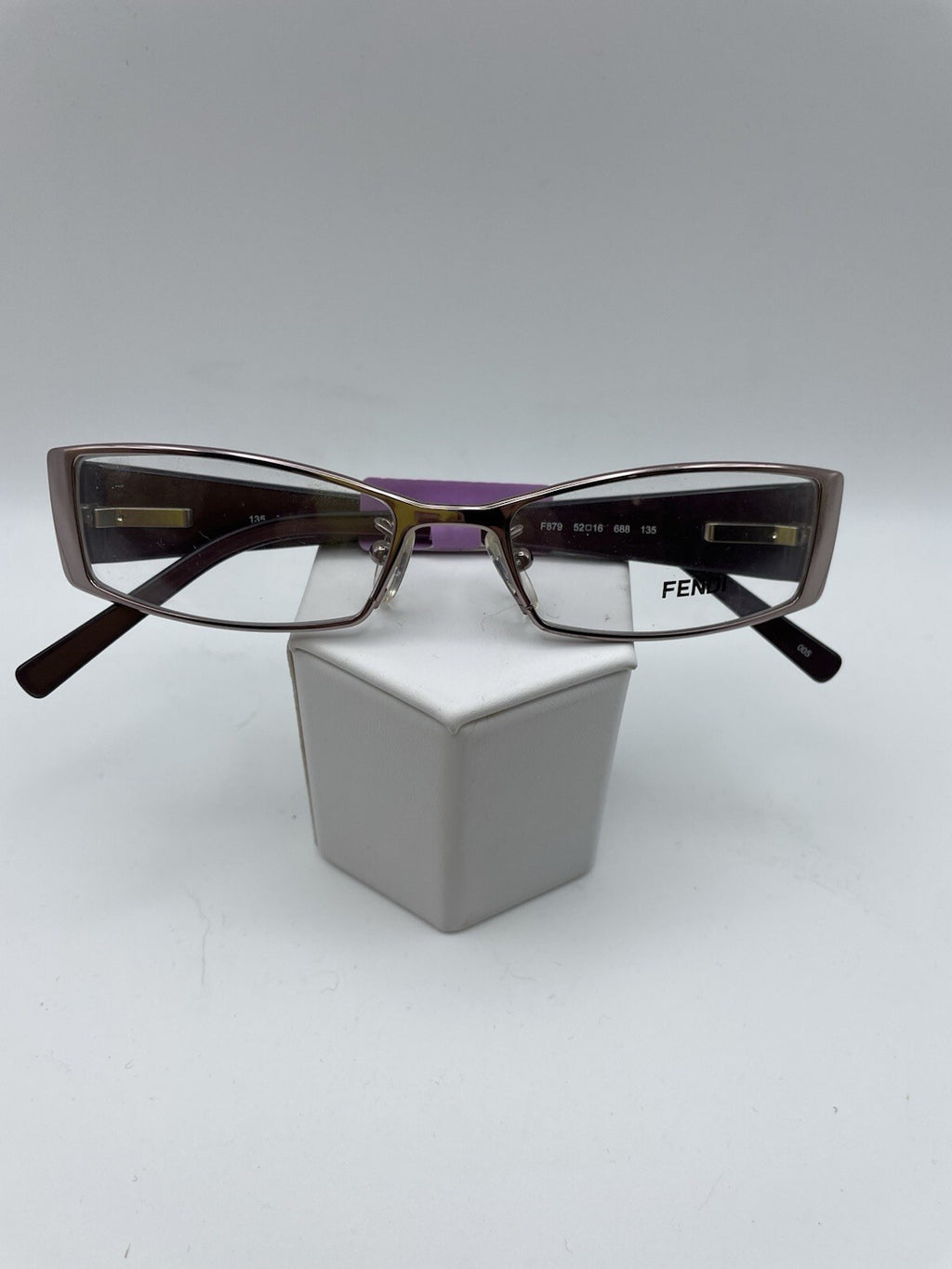 FENDI Brand F879 Model 52 Eye Purple Color NEW