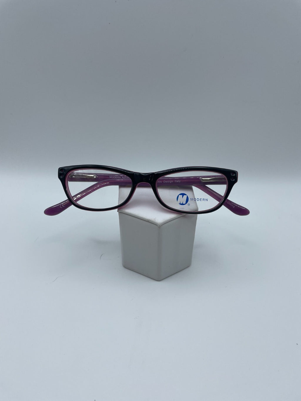 Modern Optical Brand Adorable Model 47 Eye Black Plum NEW