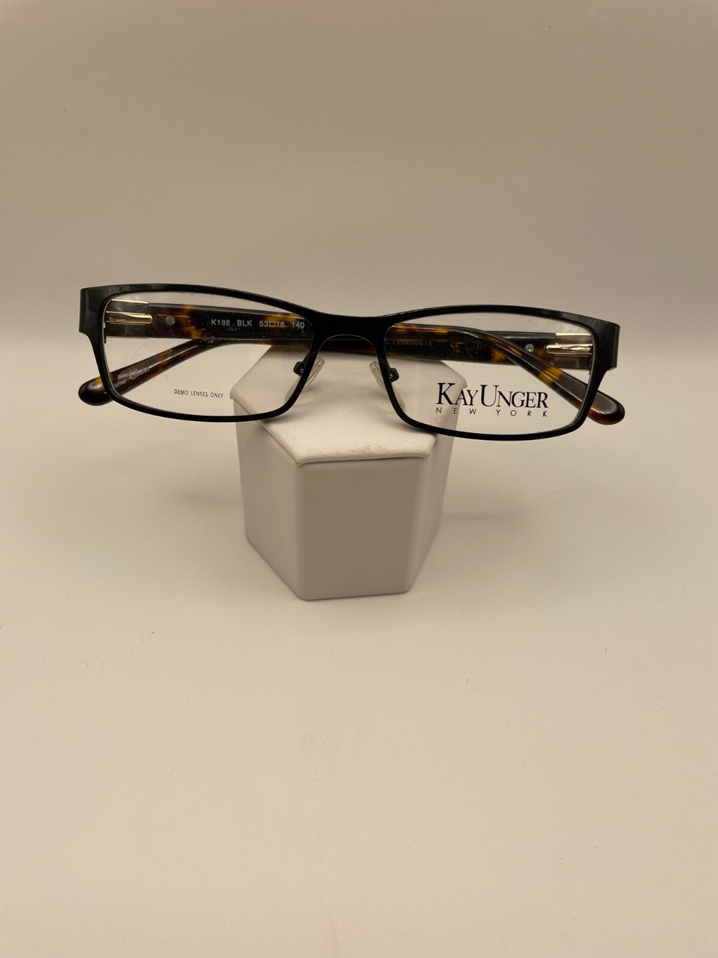 Kay Unger Brand K188 Model 53 Eye Black NEW