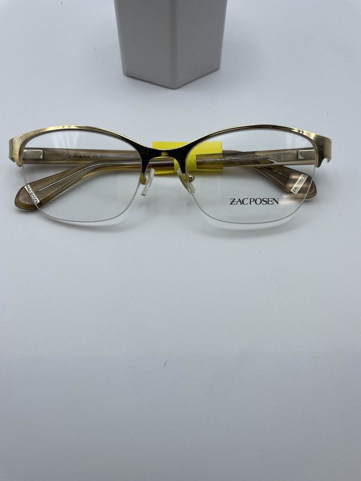 Zac Posen Brand Muriel Model 52 Eye Brass NEW