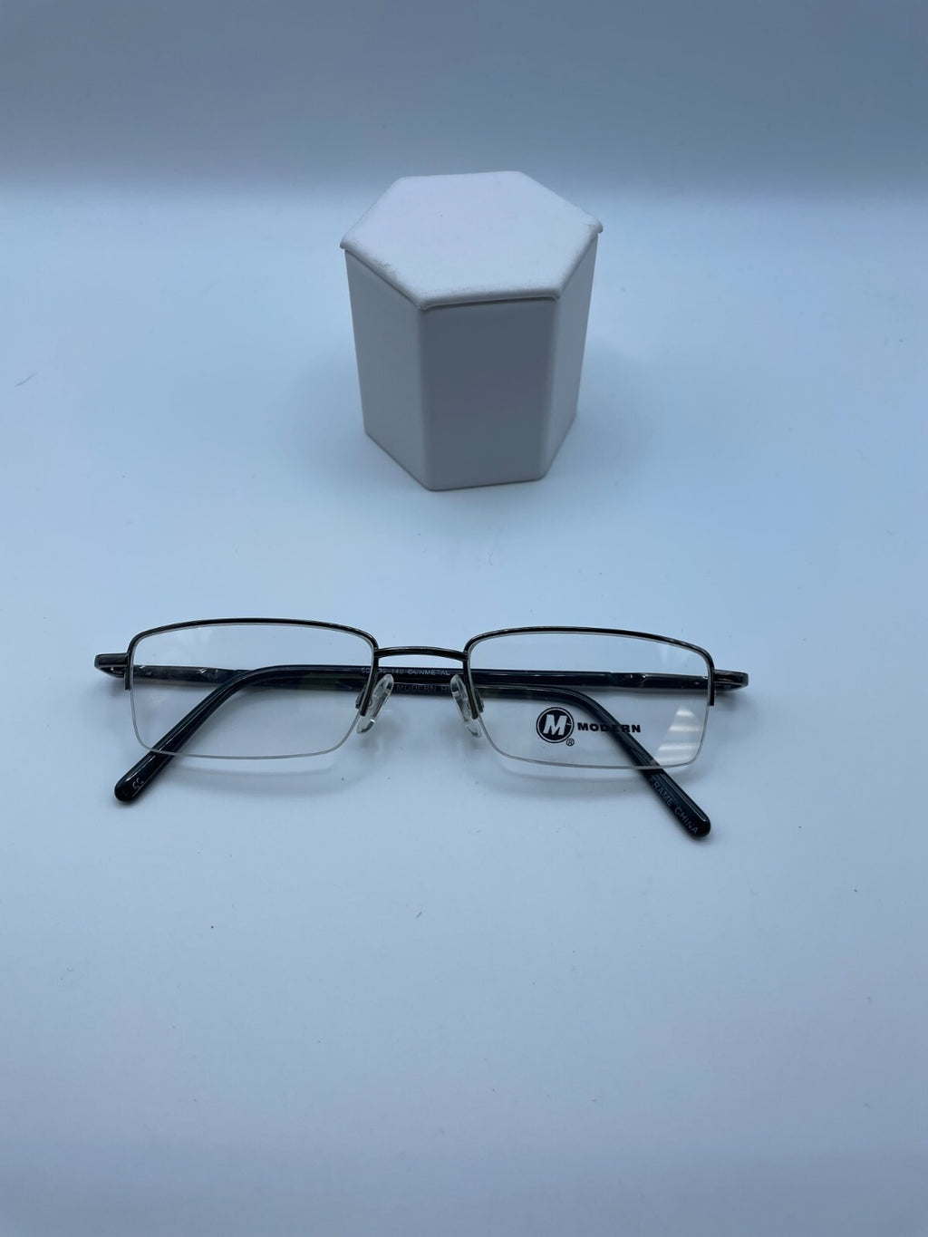 Modern Optical Brand Heat Model 50 Eye Gunmetal NEW