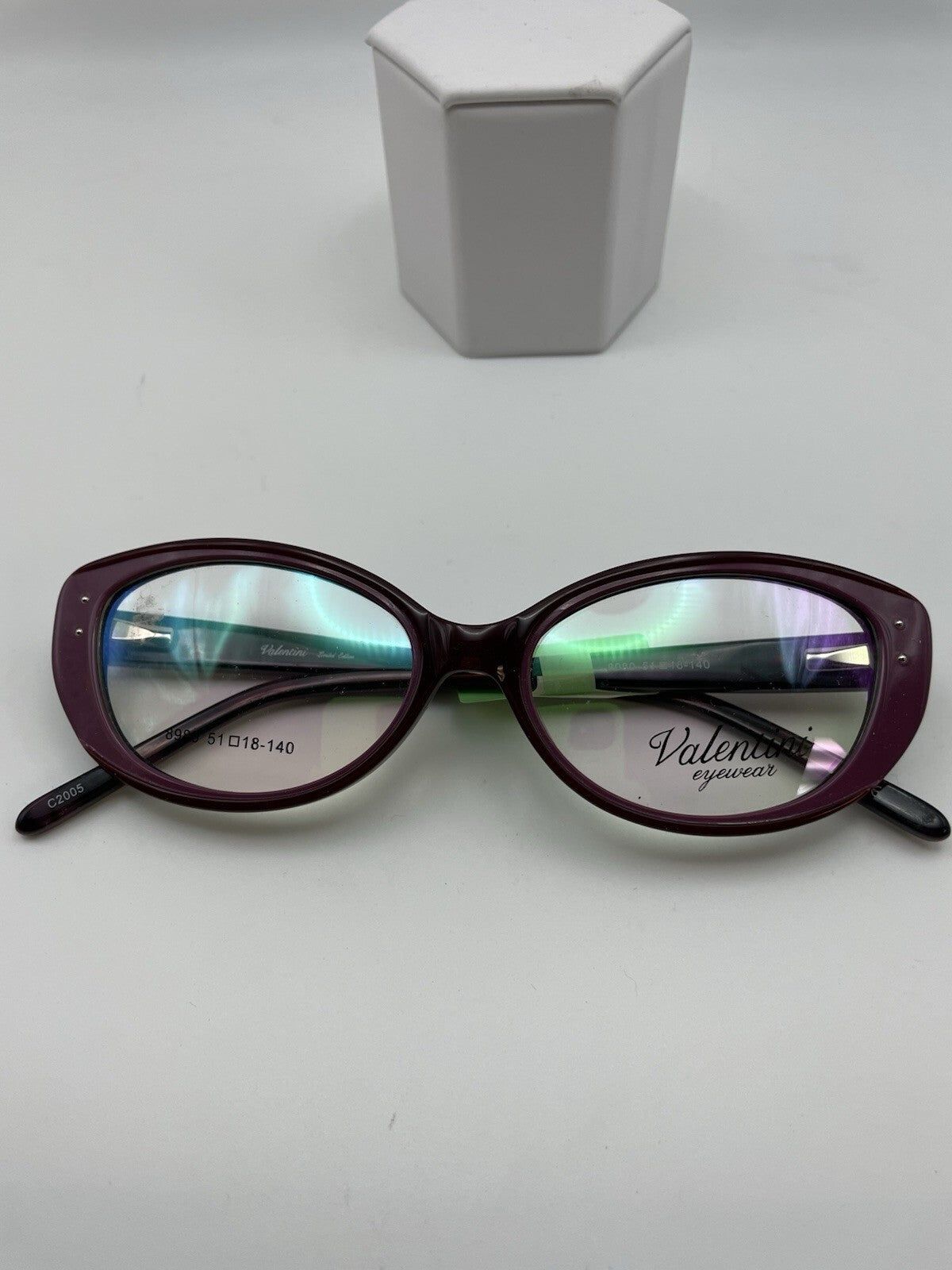 Valentini Brand 8980 Model 51 Eye Purple/Burgundy NEW