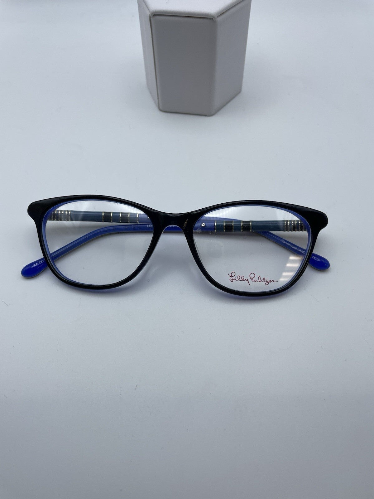Lily Pulitzer Brand Sanford Model 51 Eye Navy NEW