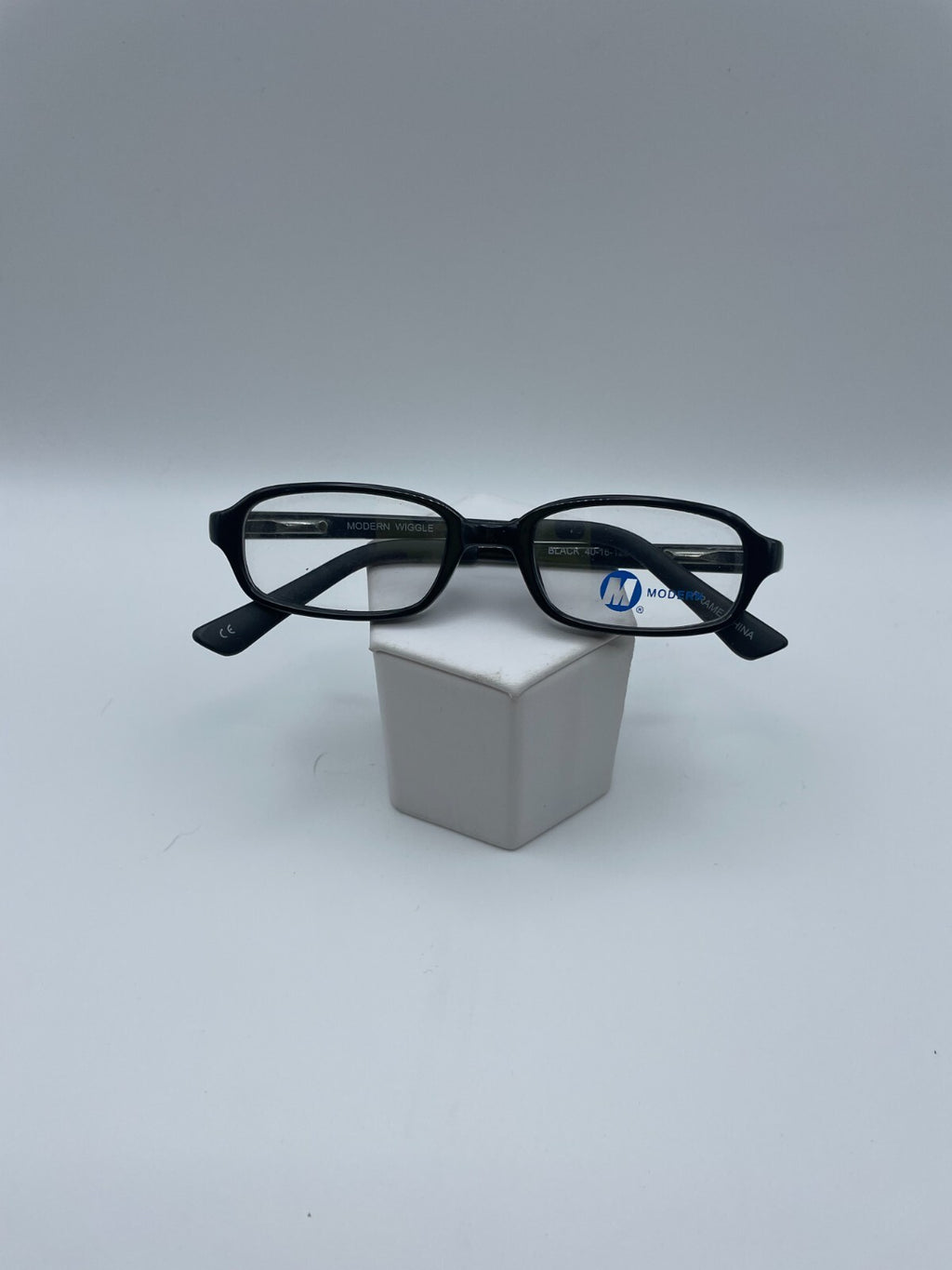Modern Optical Brand Wiggle Model 40 Eye Black NEW