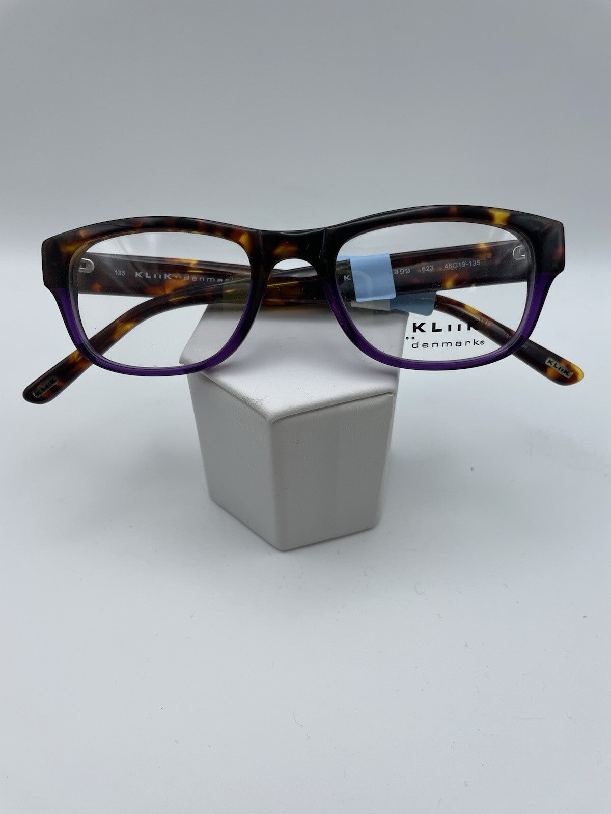 KLiiK Denmark Brand 499 Model 48 Eye Purple Tort NEW