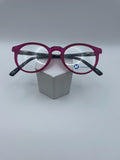 Modern Optical Brand Dabble Model 45 Eye Fuchsia/Matte Black NEW