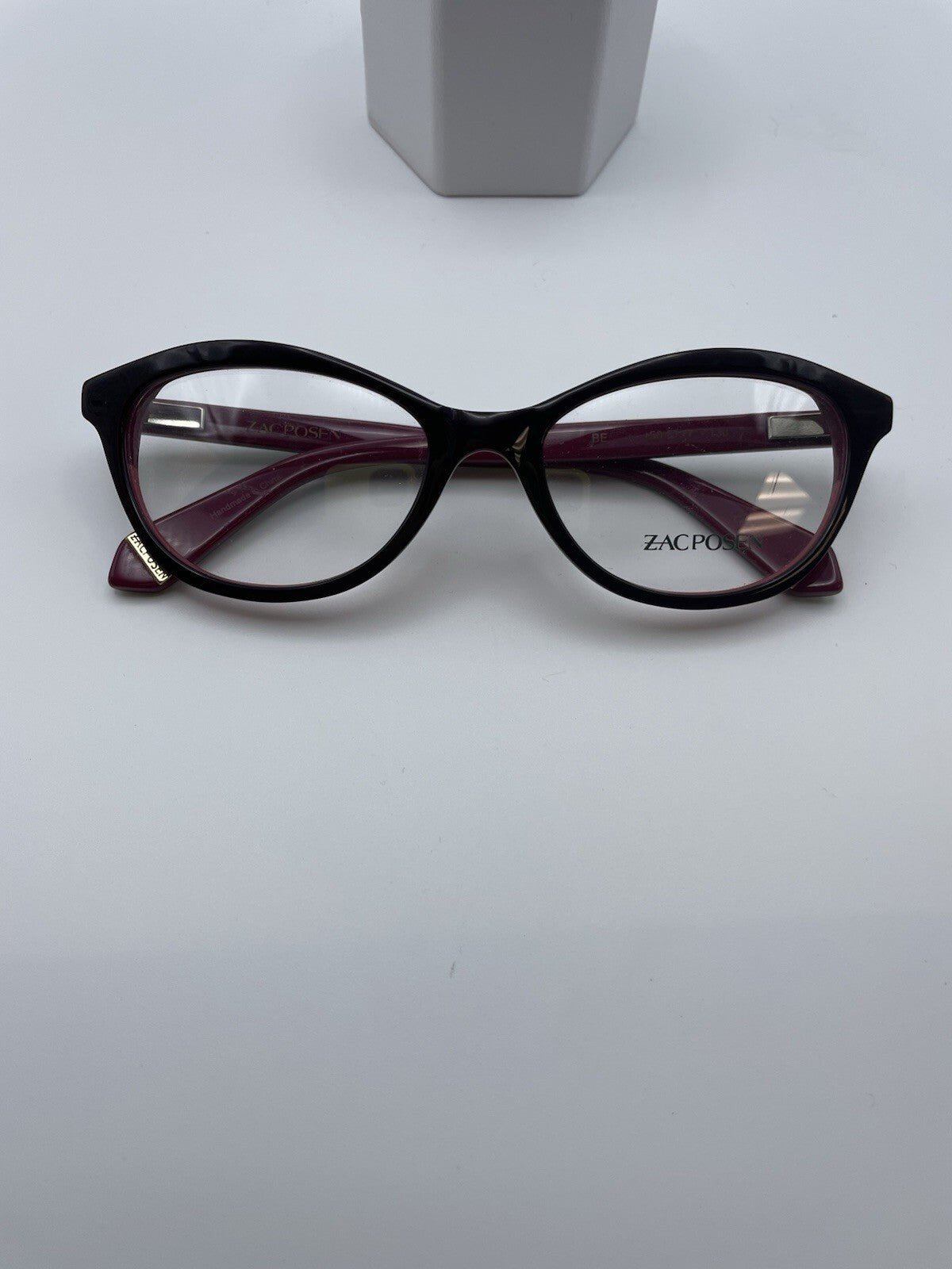Zac Posen Brand Irene Model 50 Eye Burgundy NEW