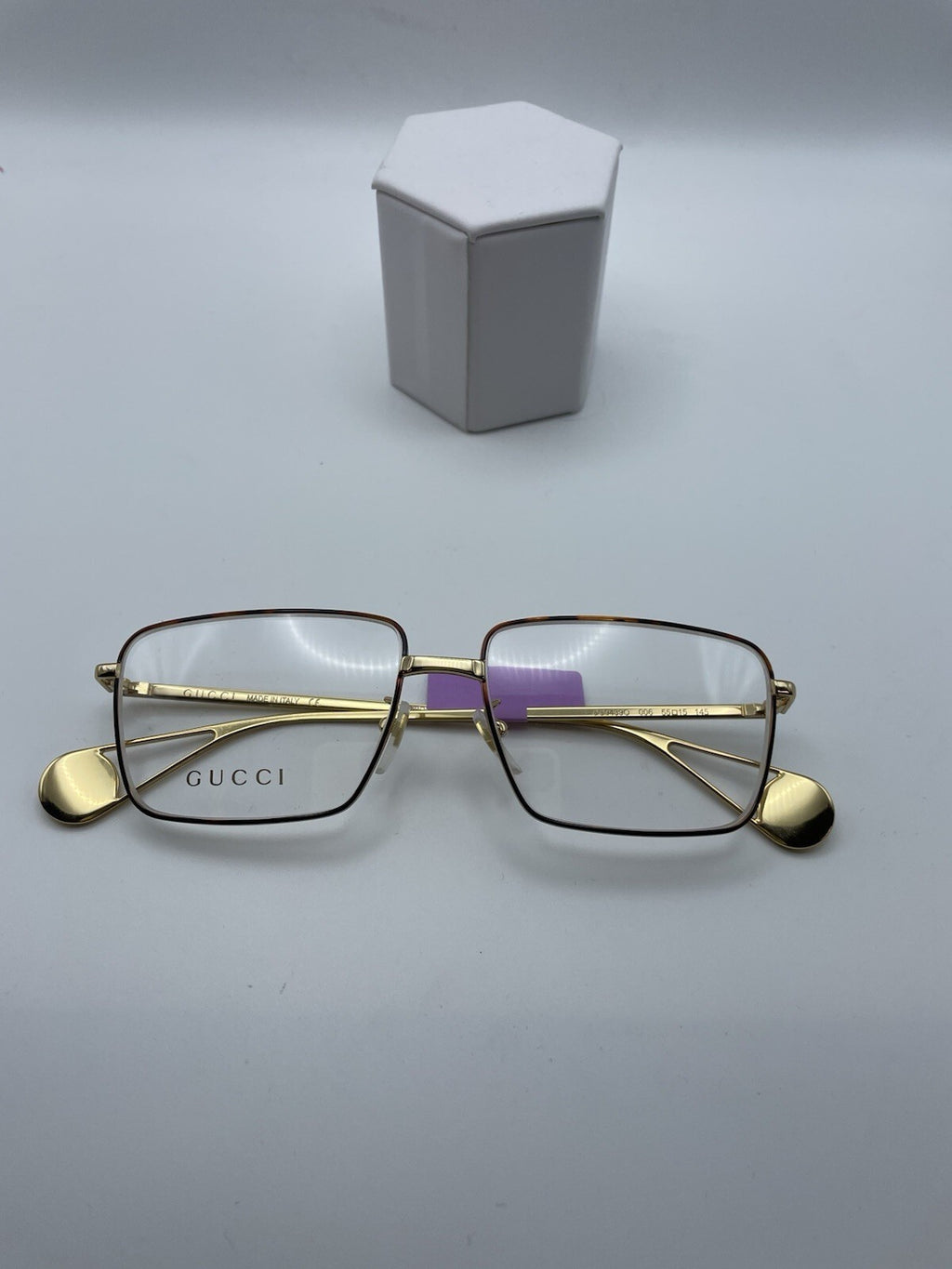 Gucci Brand GG0439O Model 53 Eye Gold/Tort NEW