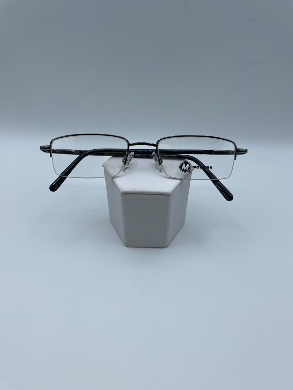 Modern Optical Brand Heat Model 50 Eye Gunmetal NEW