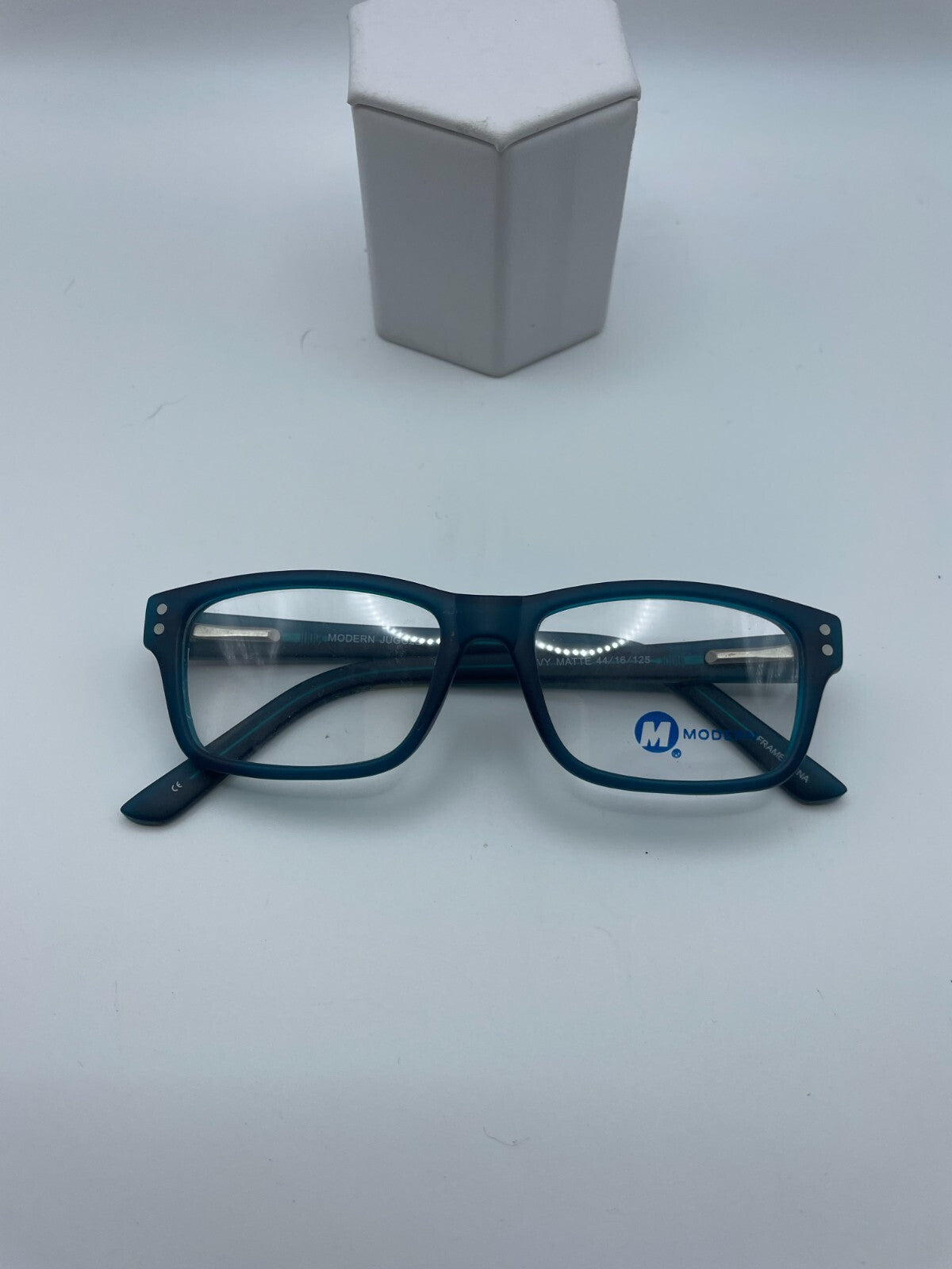 Modern Optical Brand Juggle Model 44 Eye Navy Matte NEW