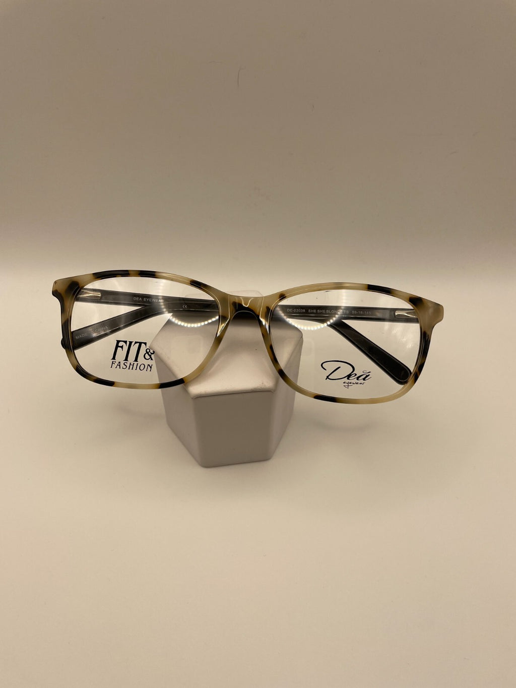 Dea Eyewear Brand DE-02038 She She Blonde Model 59 Eye Tortoise NEW