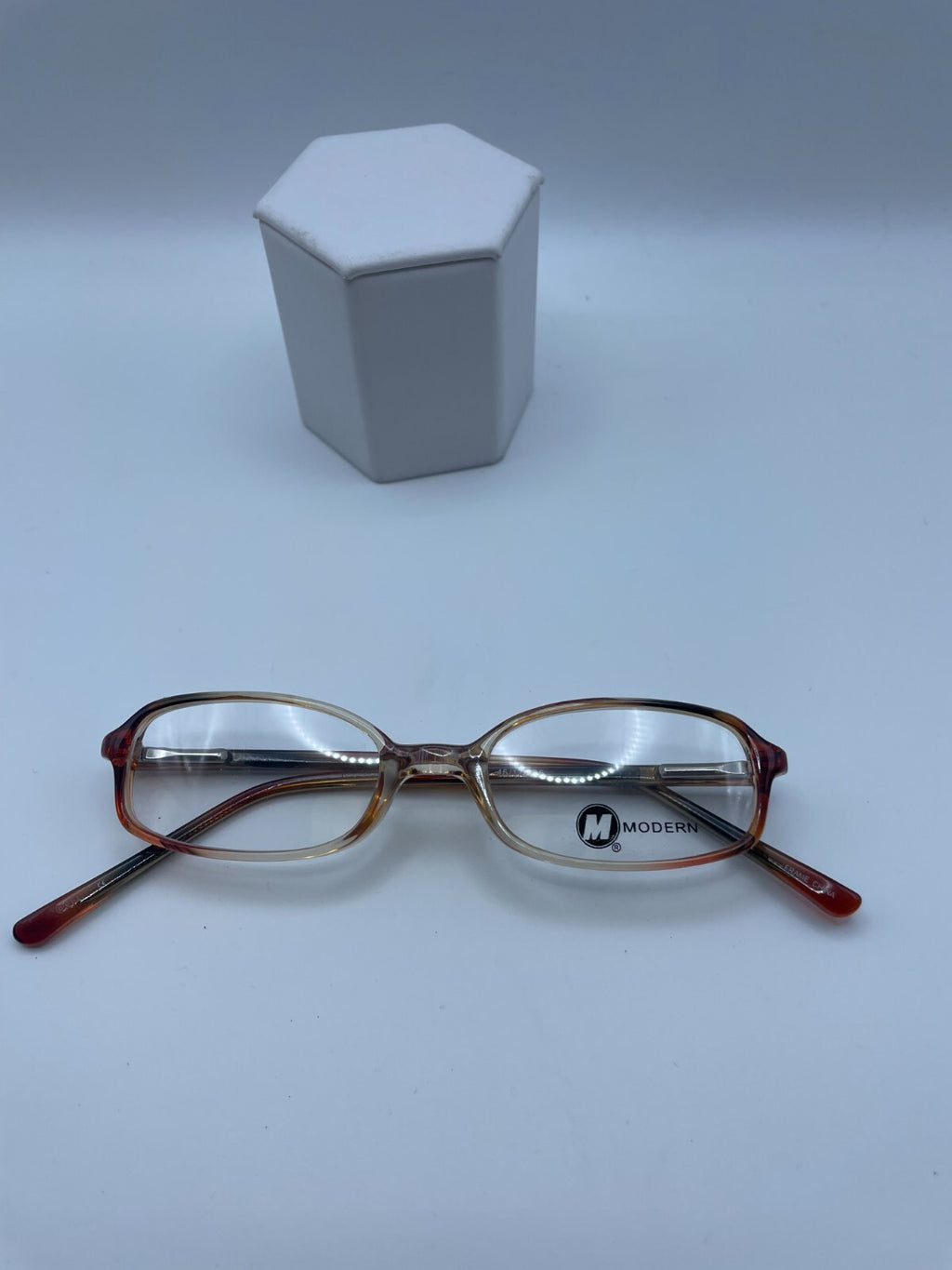 Modern Optical Brand Speckle Model 46 Eye Brown NEW