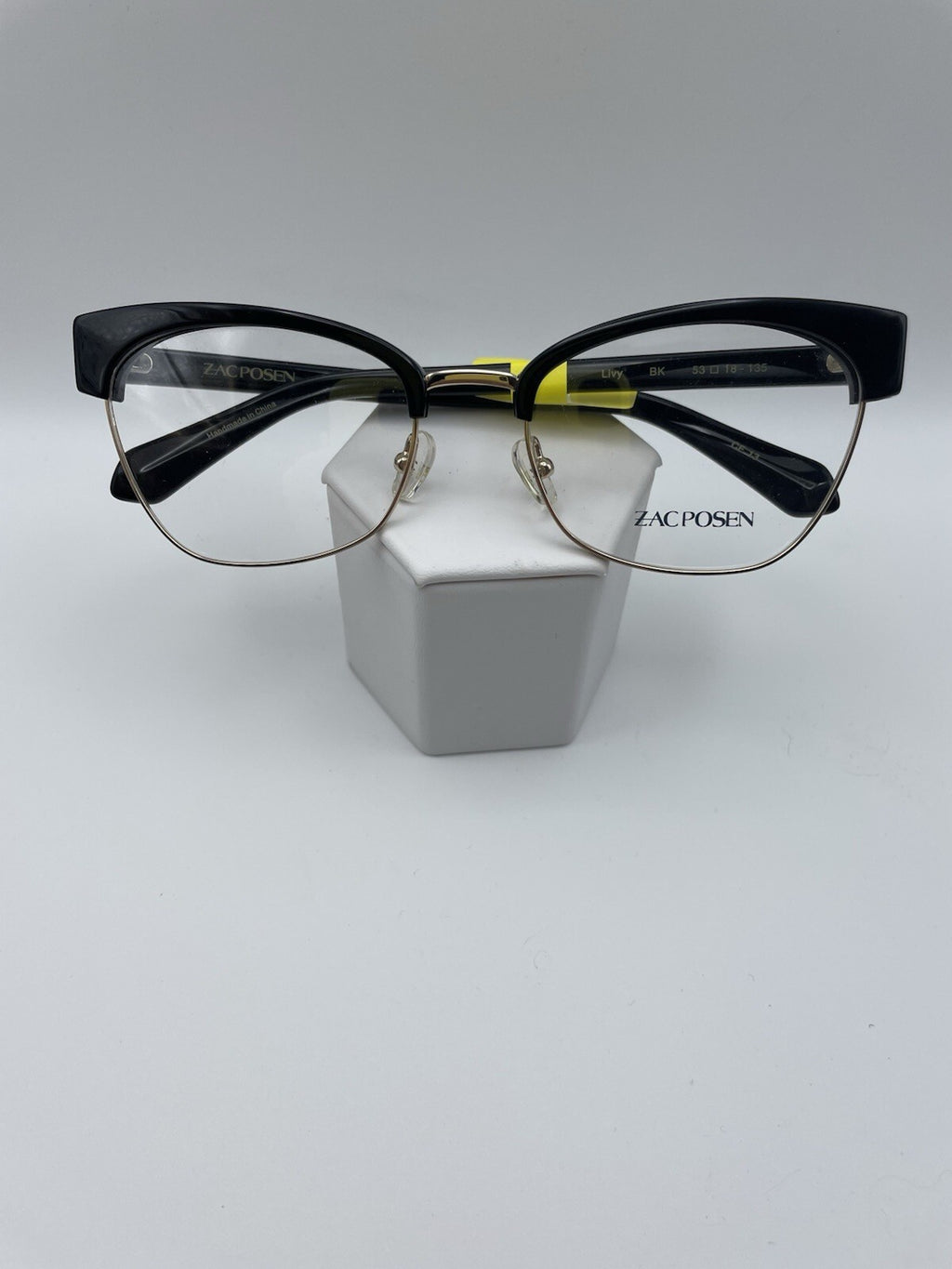 Zac Posen Brand Livy Model 53 Eye Black NEW