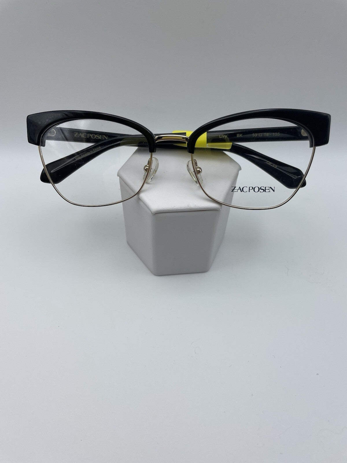 Zac Posen Brand Livy Model 53 Eye Black NEW
