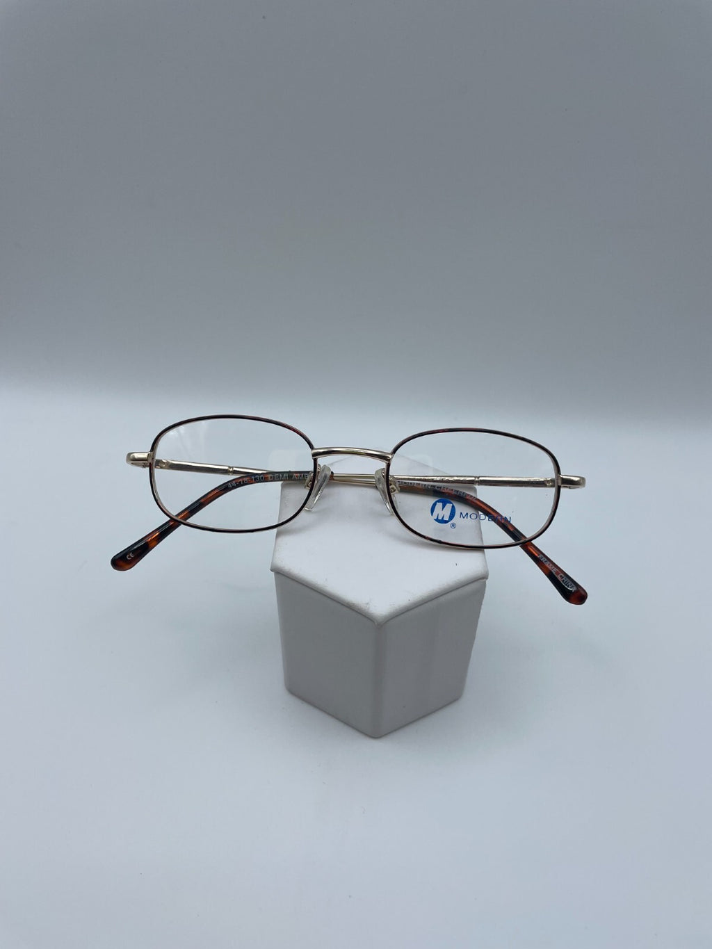 Modern Optical Brand Cheerful Model 44 Eye Demi Amber NEW