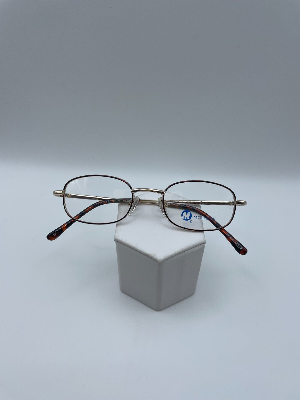 Modern Optical Brand Cheerful Model 44 Eye Demi Amber NEW