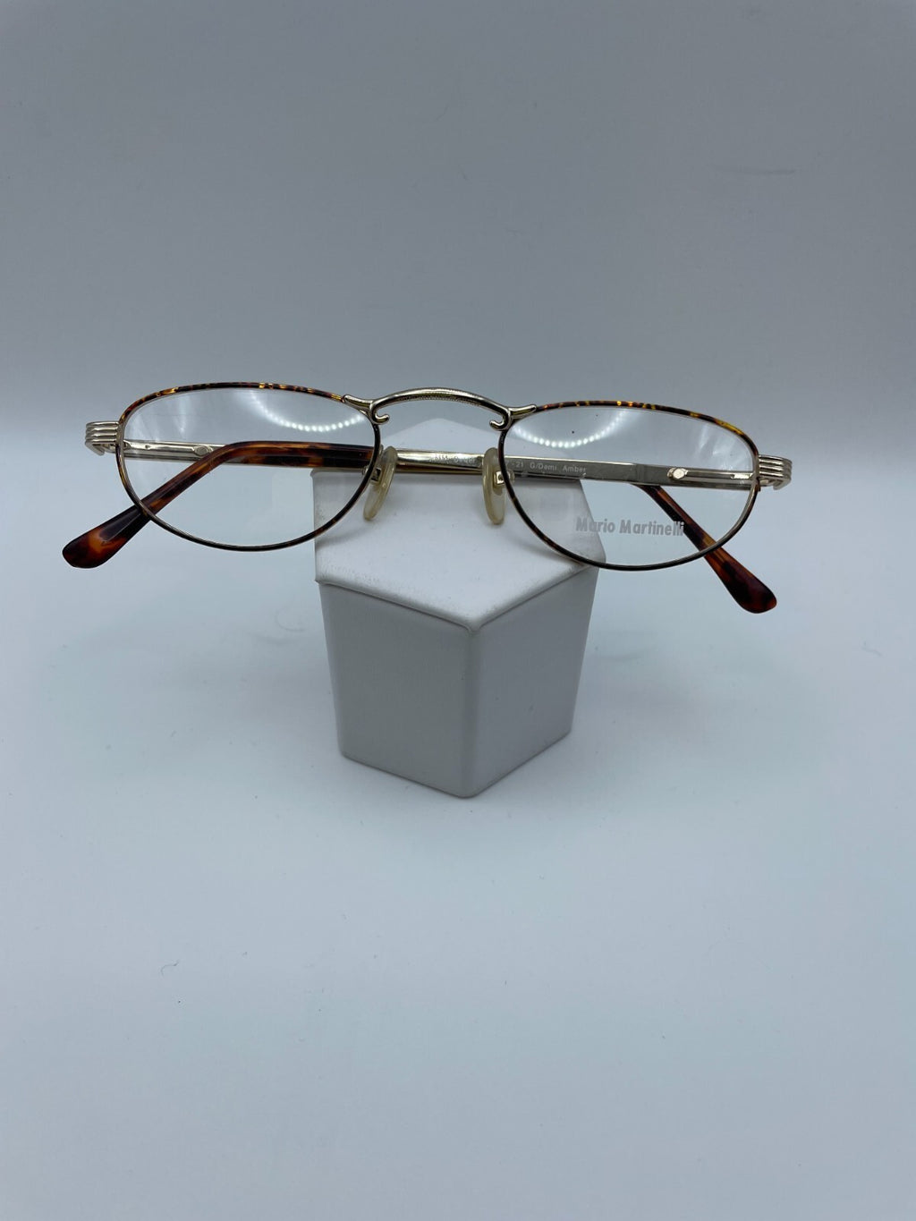 Mario Martinelli Brand MM Better Half Model 47 Eye G/Demi Amber NEW