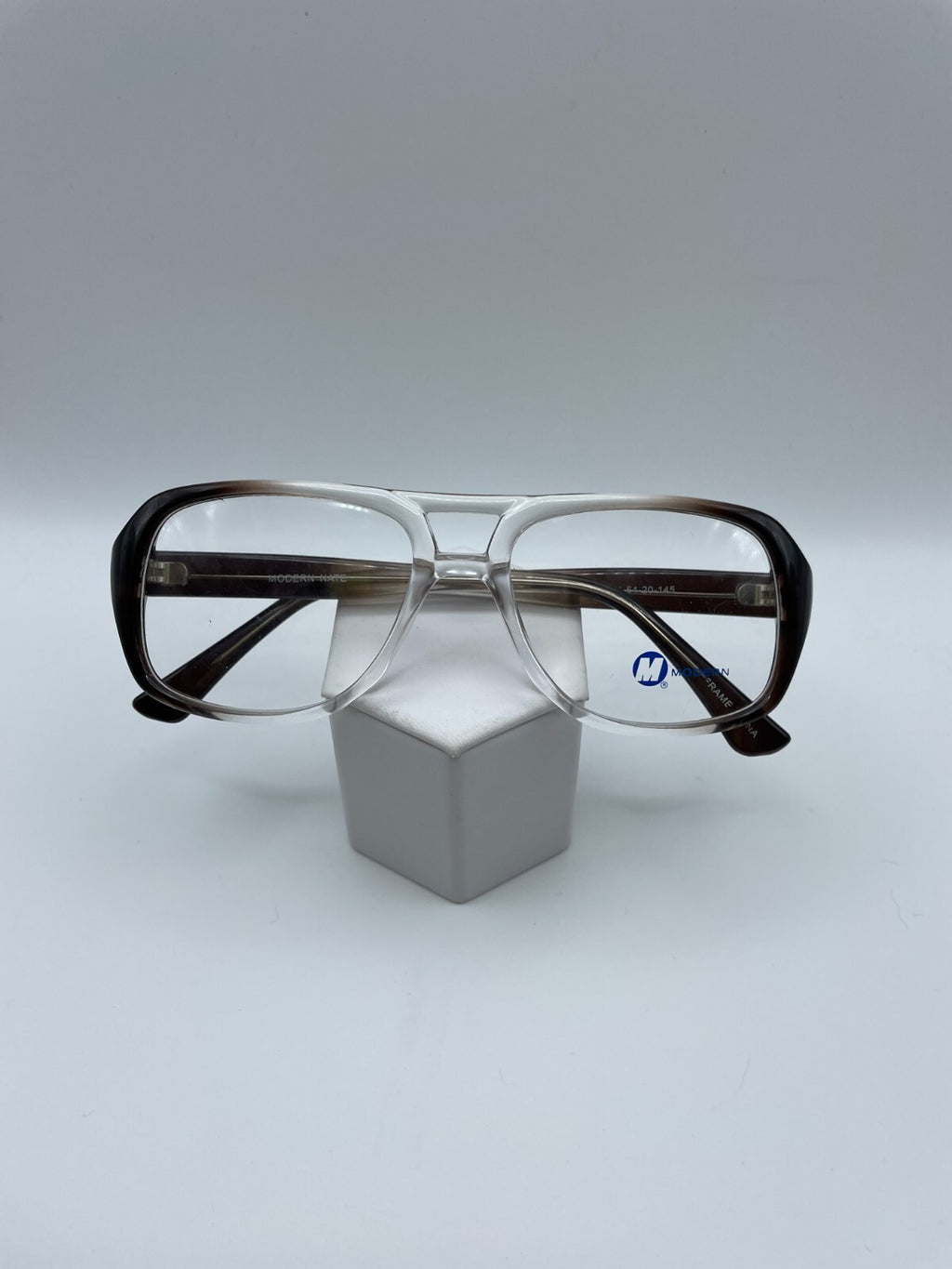 Modern Optical Brand Nate Model 54 Eye Grey NEW