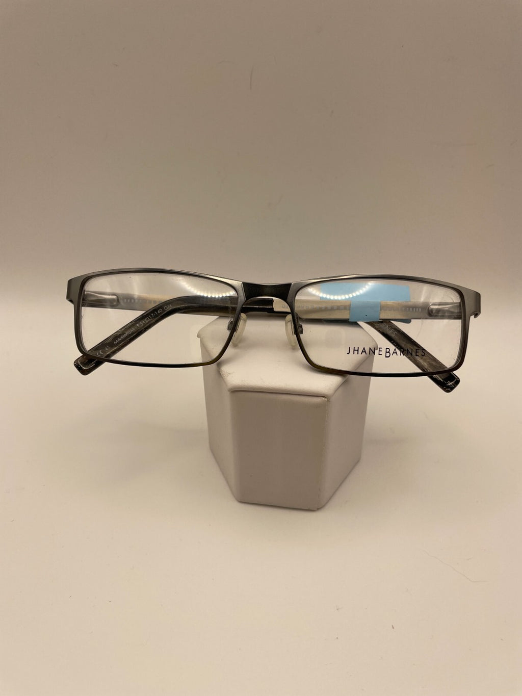 Jhane Barnes Brand Maximum Model 54 Eye Gun Metal NEW