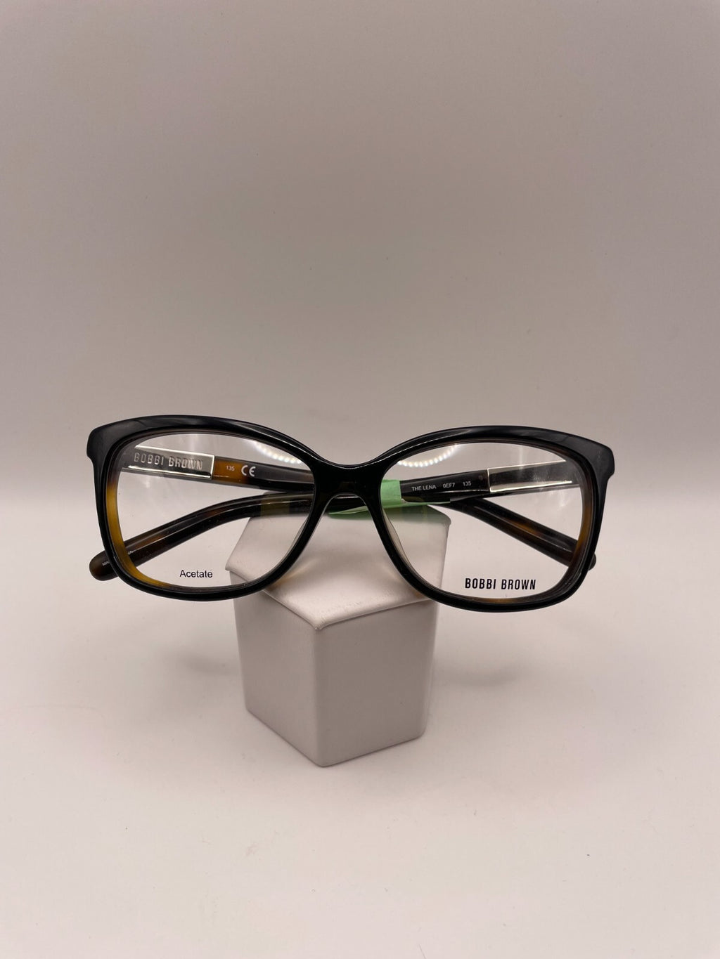 Bobbi Brown Brand The Lena Model 54 Eye Black Tortoise NEW