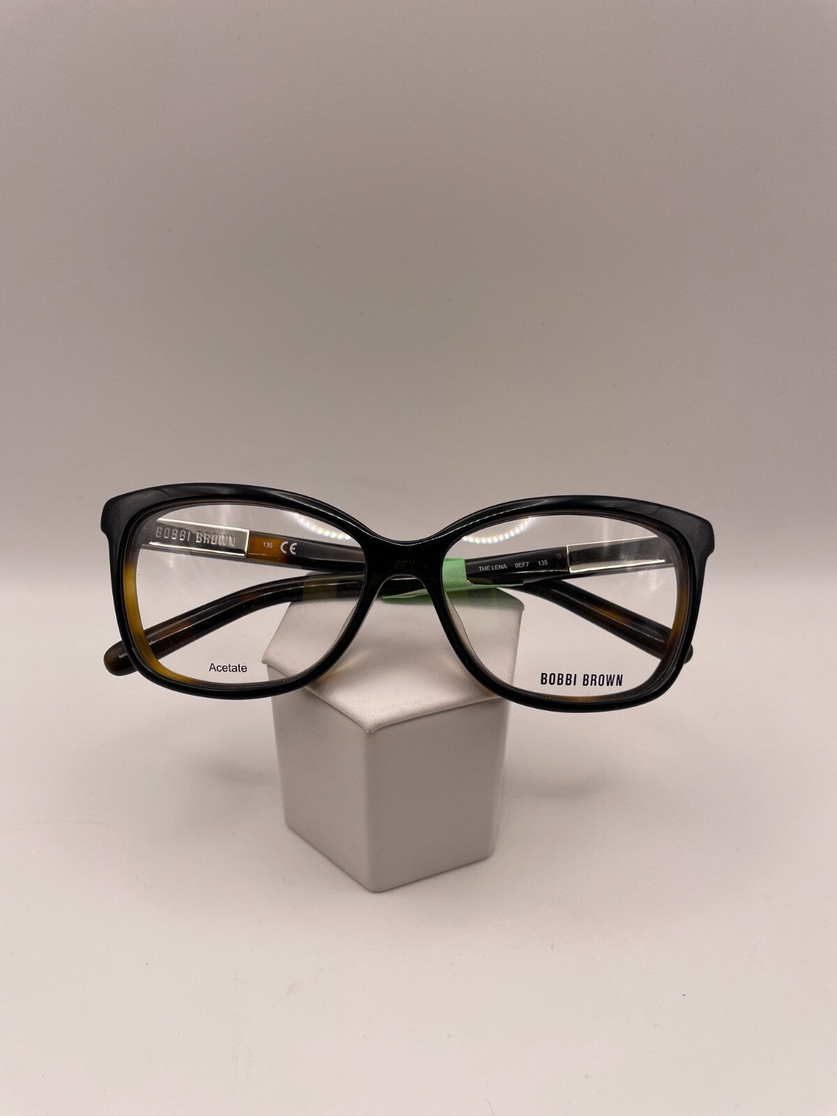 Bobbi Brown Brand The Lena Model 54 Eye Black Tortoise NEW