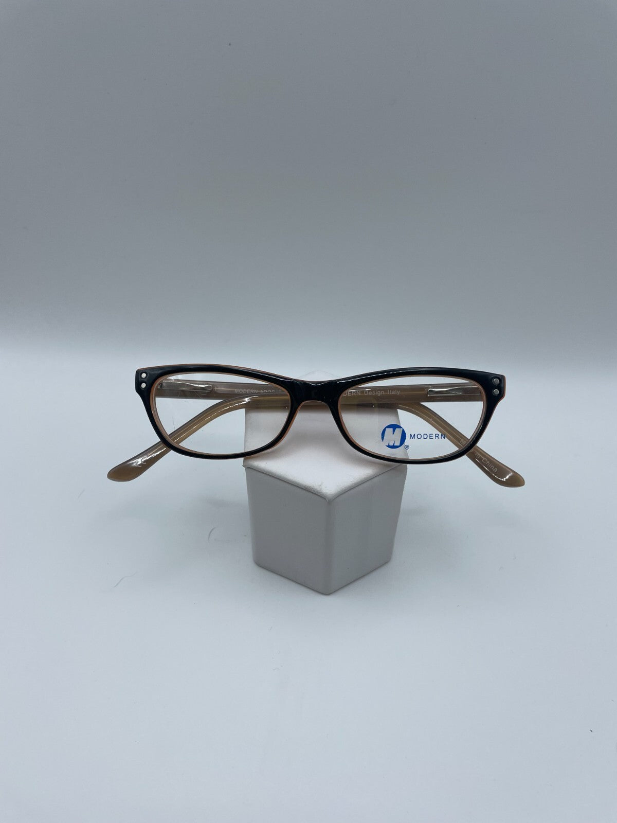 Modern Optical Brand Adorable Model 47 Eye Black Brown NEW