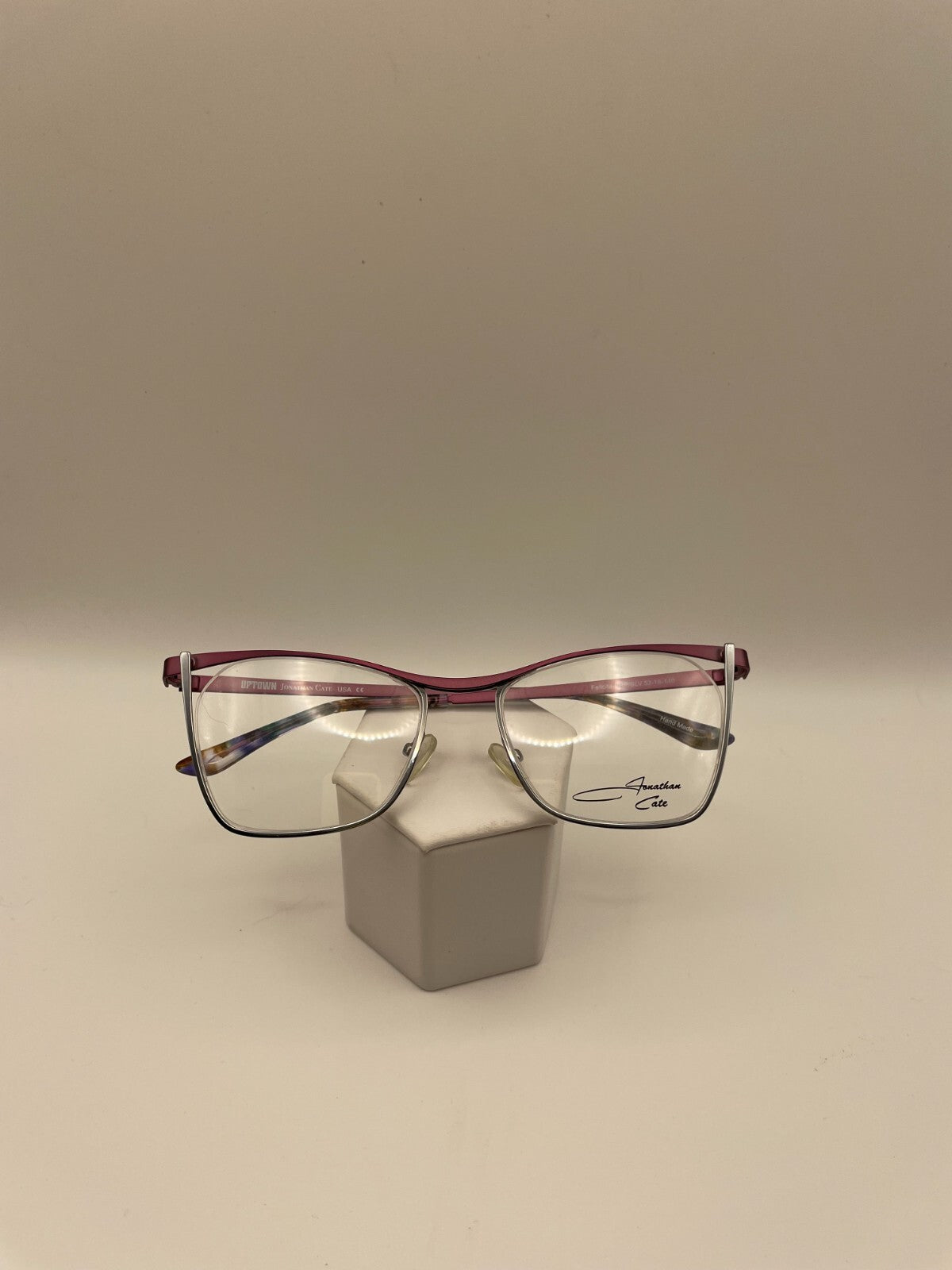 Luxe by Jonathan Cate Brand Salerno Model 54 Eye PRL BLK NEW