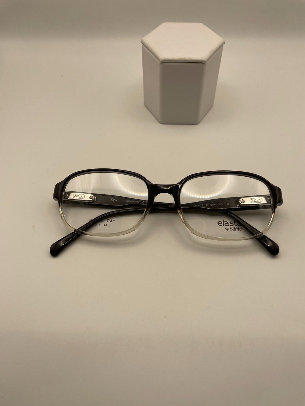 Elasta by Safilo Brand E1127/N Model 56 Eye Brown Crystal NEW