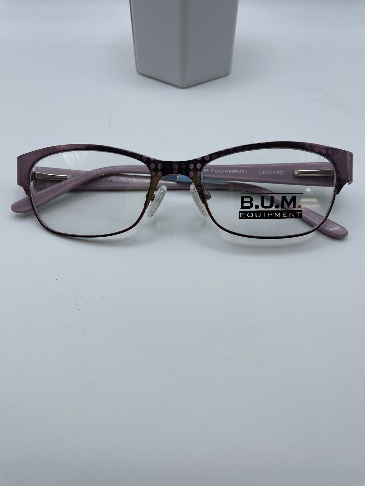 B.U.M. Equipment Brand Detailed Model 51 Eye Pink Polka NEW