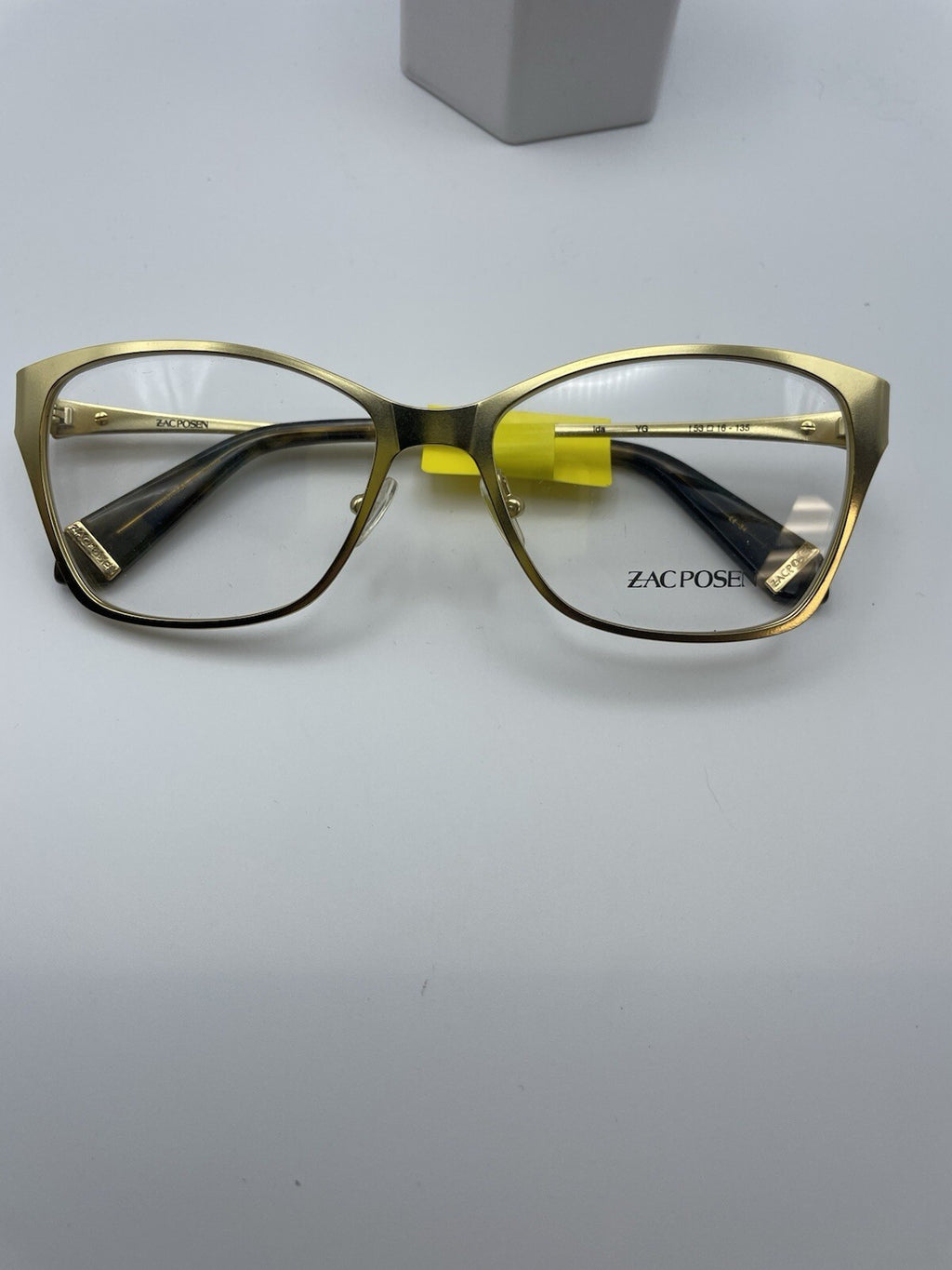 Zac Posen Brand Ida Model 53 Eye Yellow Gold NEW