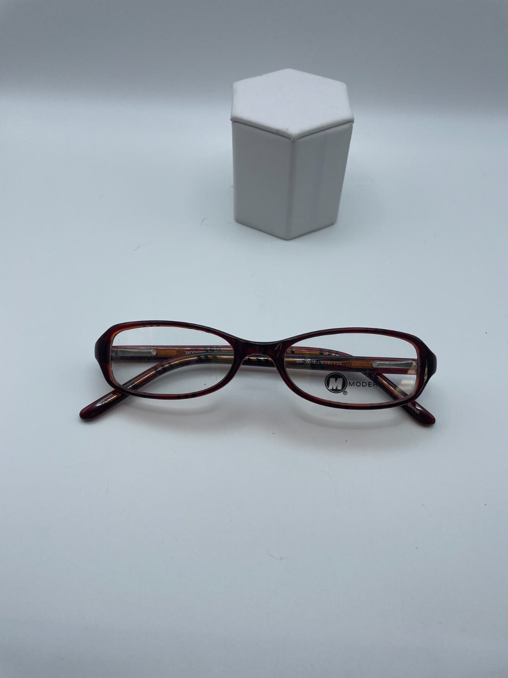 Modern Optical Brand WOW Model 49 Eye Brown NEW