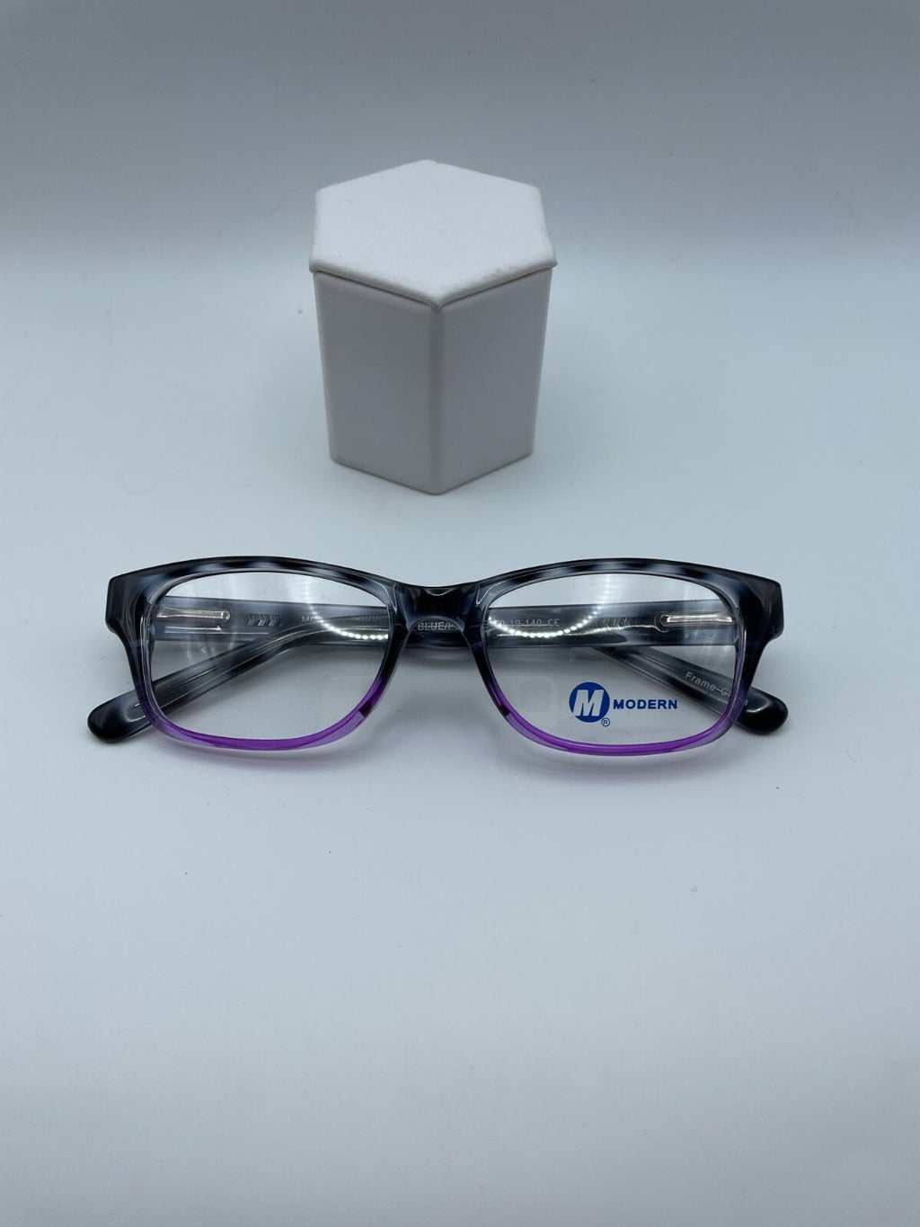 Modern Optical Brand Harper Model 50 Eye Blue/Purple NEW