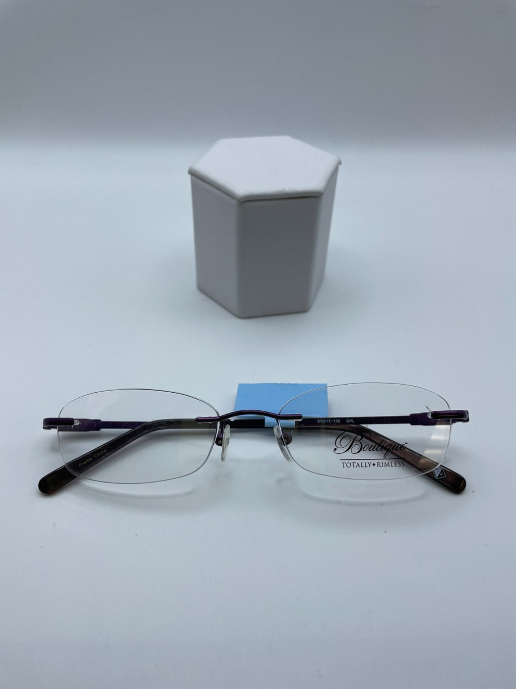 Boutique Totally Rimless Brand TR-170 Model 51 Eye Purple NEW