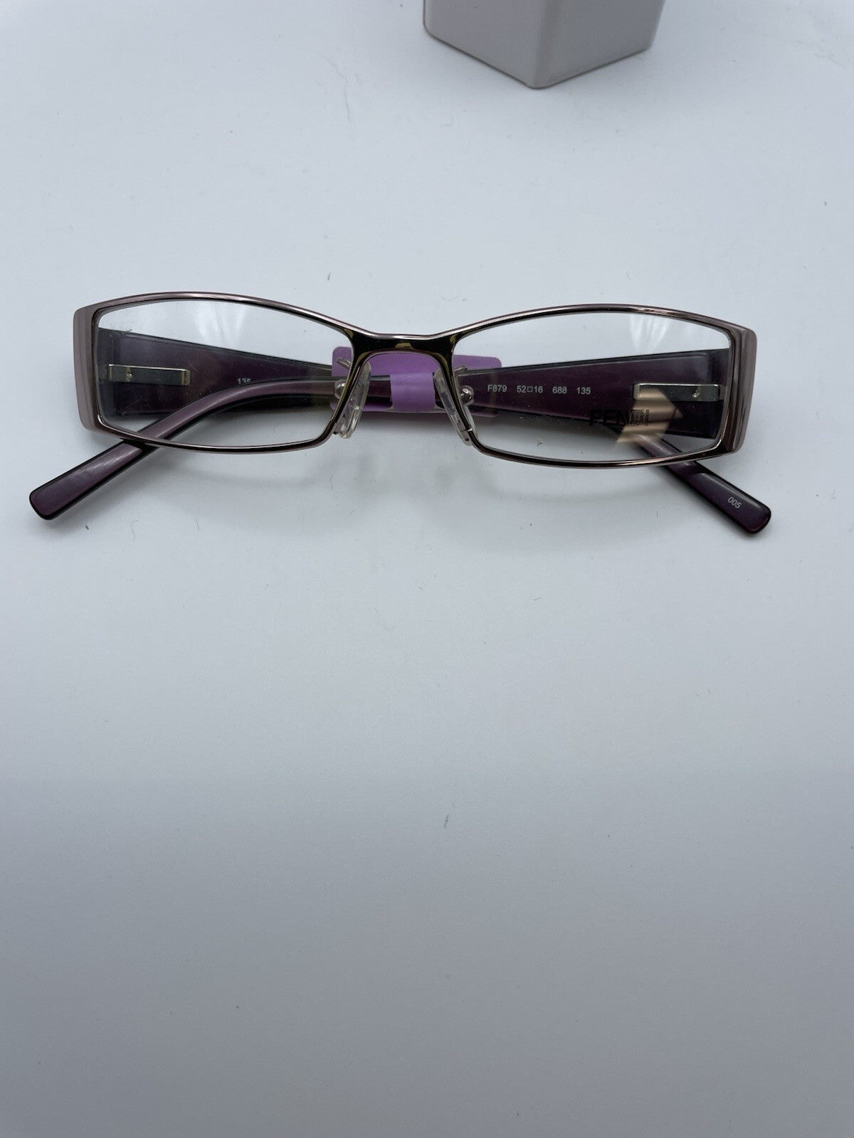 FENDI Brand F879 Model 52 Eye Purple Color NEW