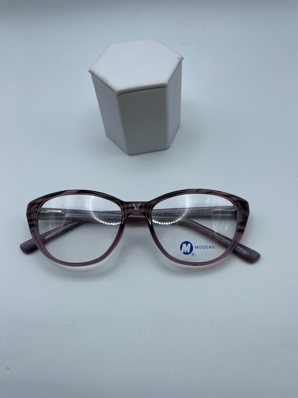 Modern Optical Brand About Model 52 Eye Lilac Tortoise NEW