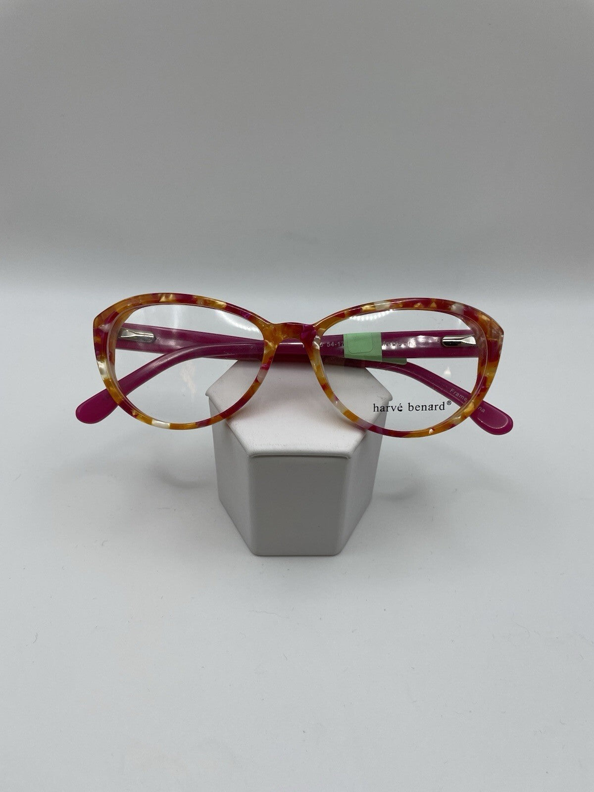 harvé benard Brand HB633 Model 54 Eye Pink Marble NEW￼