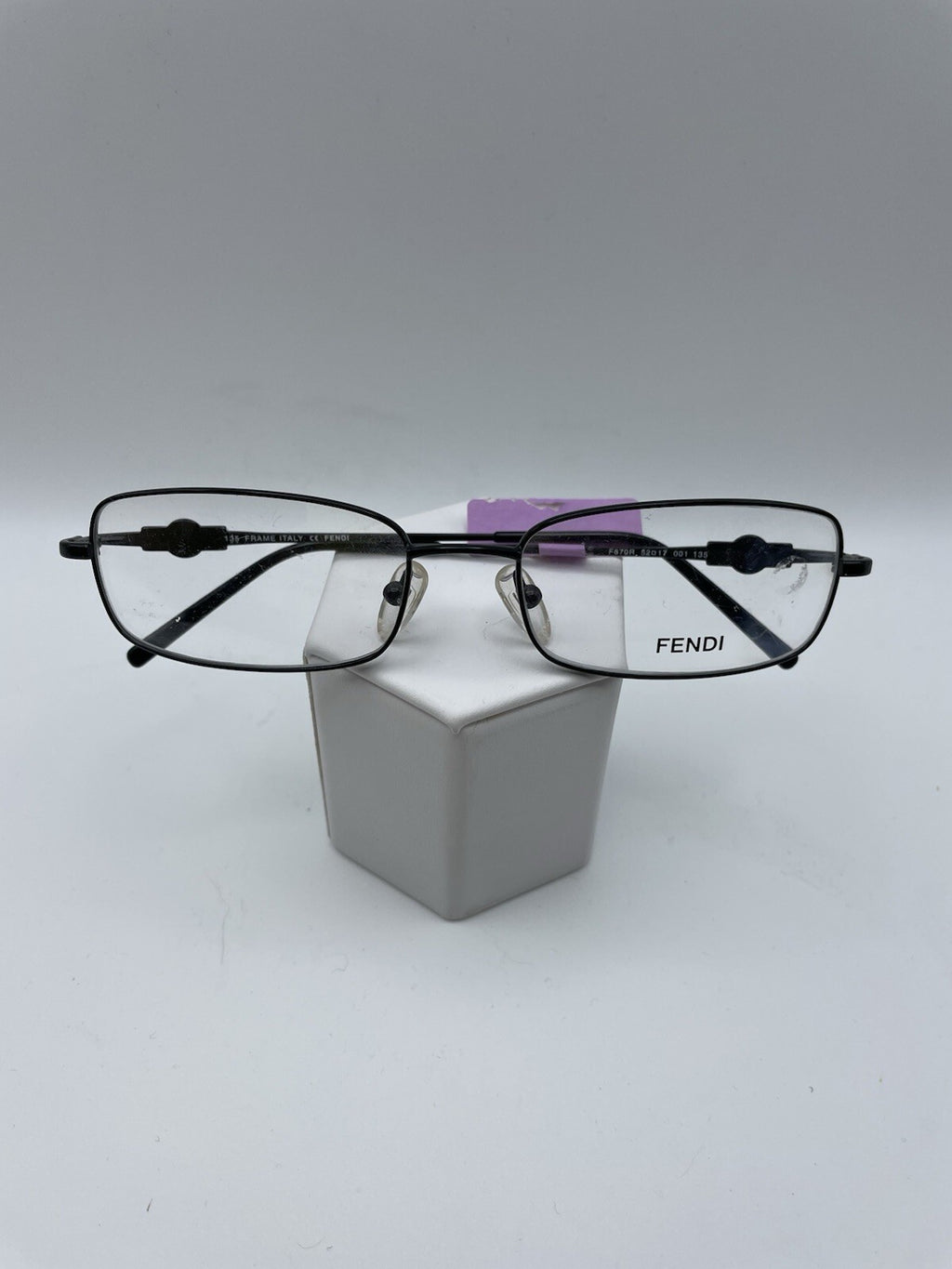 FENDI Brand F67QR Model 52 Eye Black Color NEW