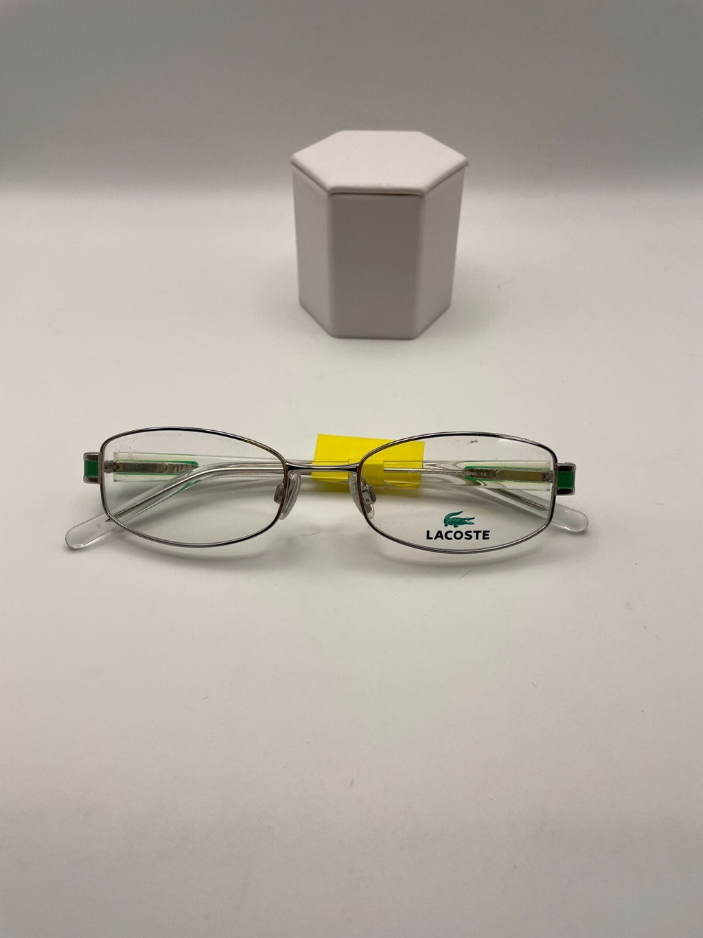 Lacoste Brand LA12233 Model 50 Eye Silver NEW