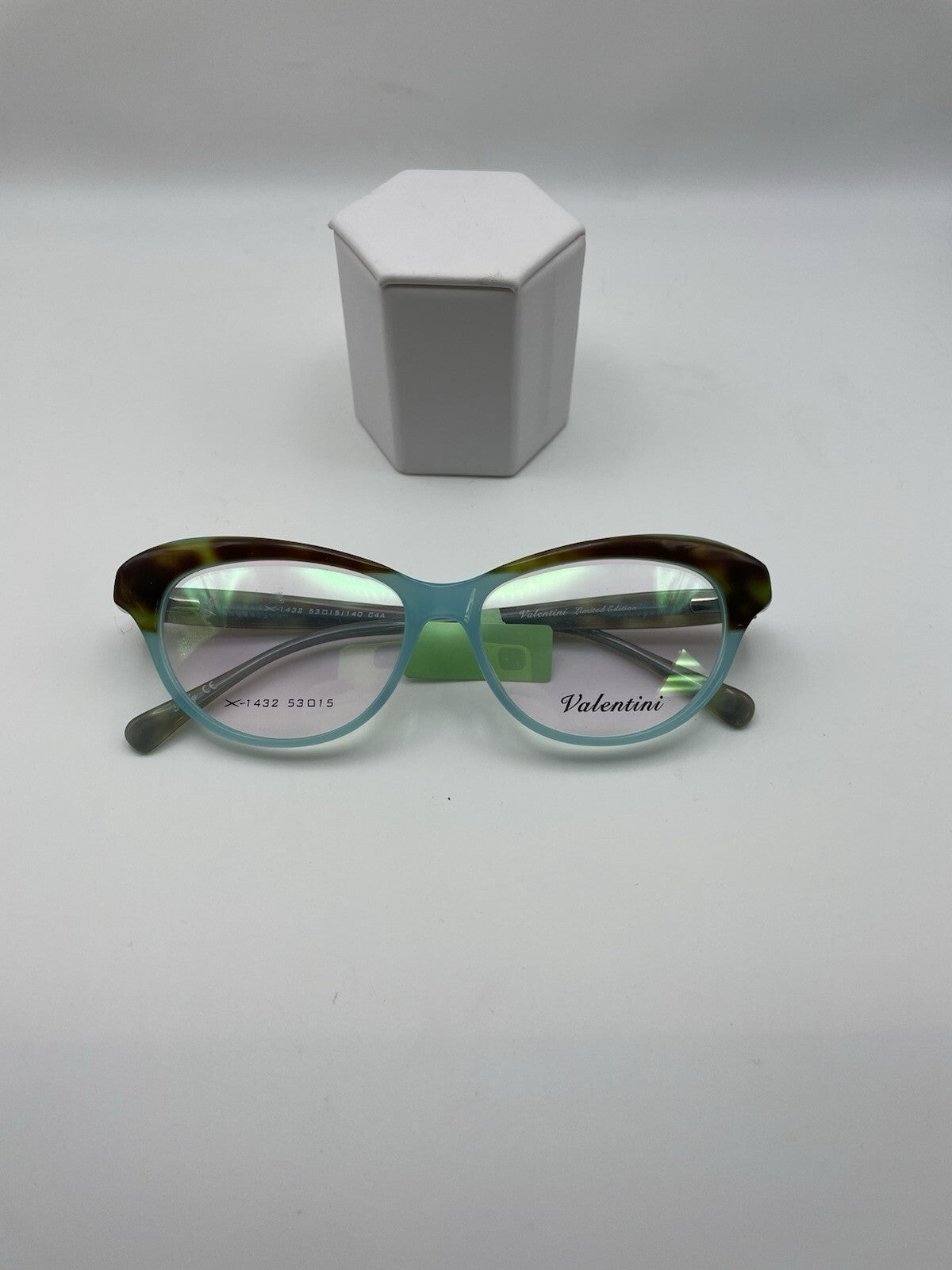 Valentini Brand X-1432 Model 53 Eye Teal/Tortoise NEW